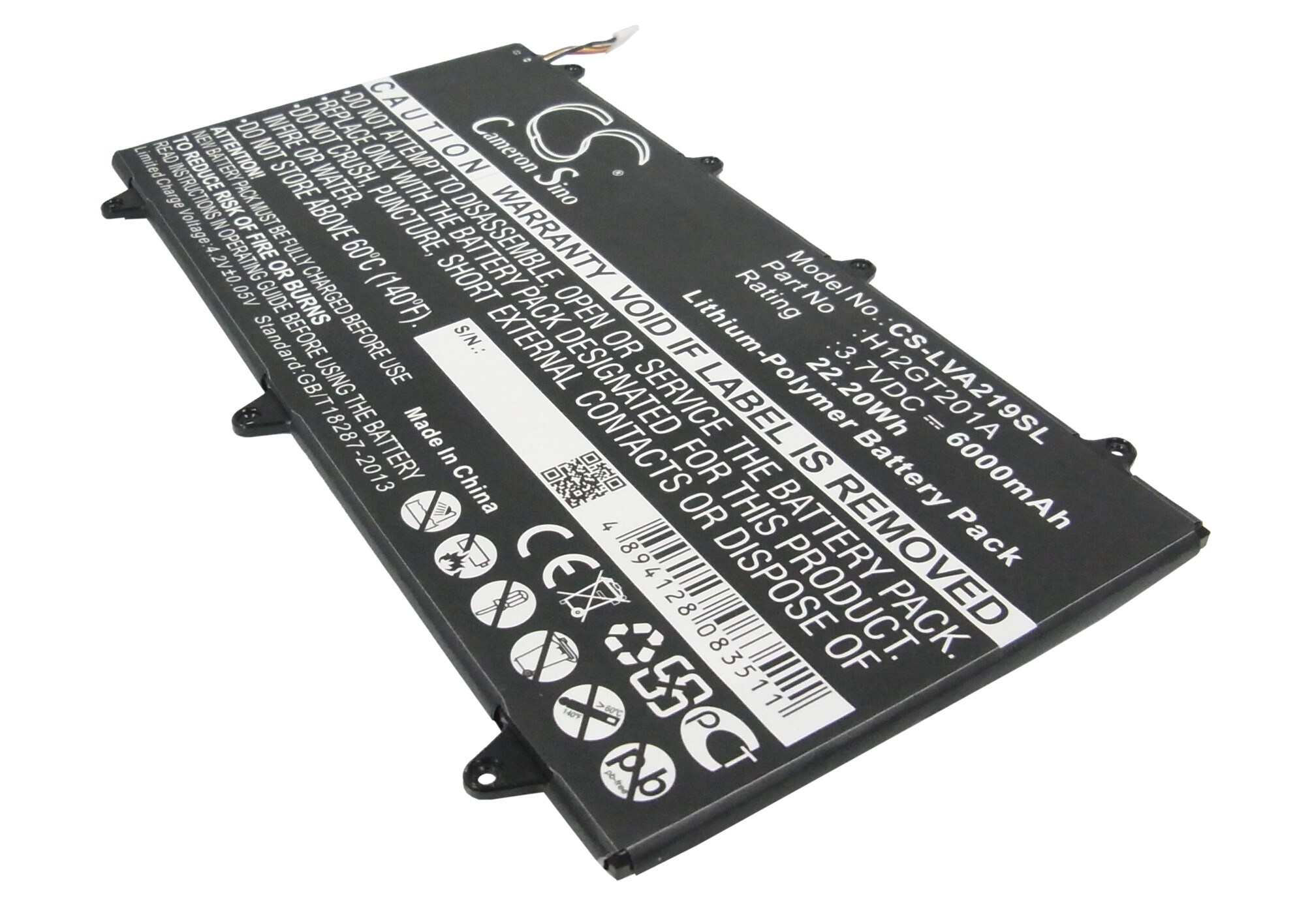 Batteri till Tablett för Lenovo IdeaPad A2109, IdeaPad A2109 9", IdeaPad A2109A m.fl.