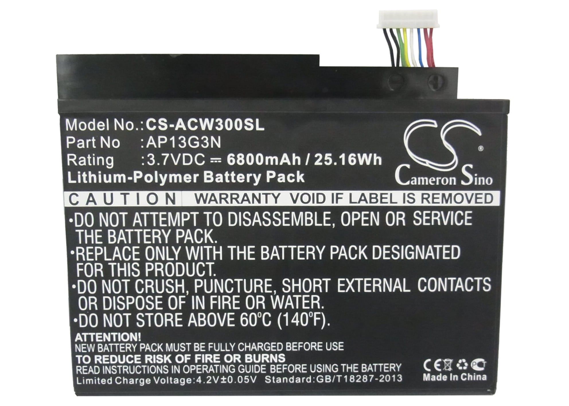 Batteri till Tablett för Acer Iconia Tab W3, Iconia Tab W3-810, ZEIV4