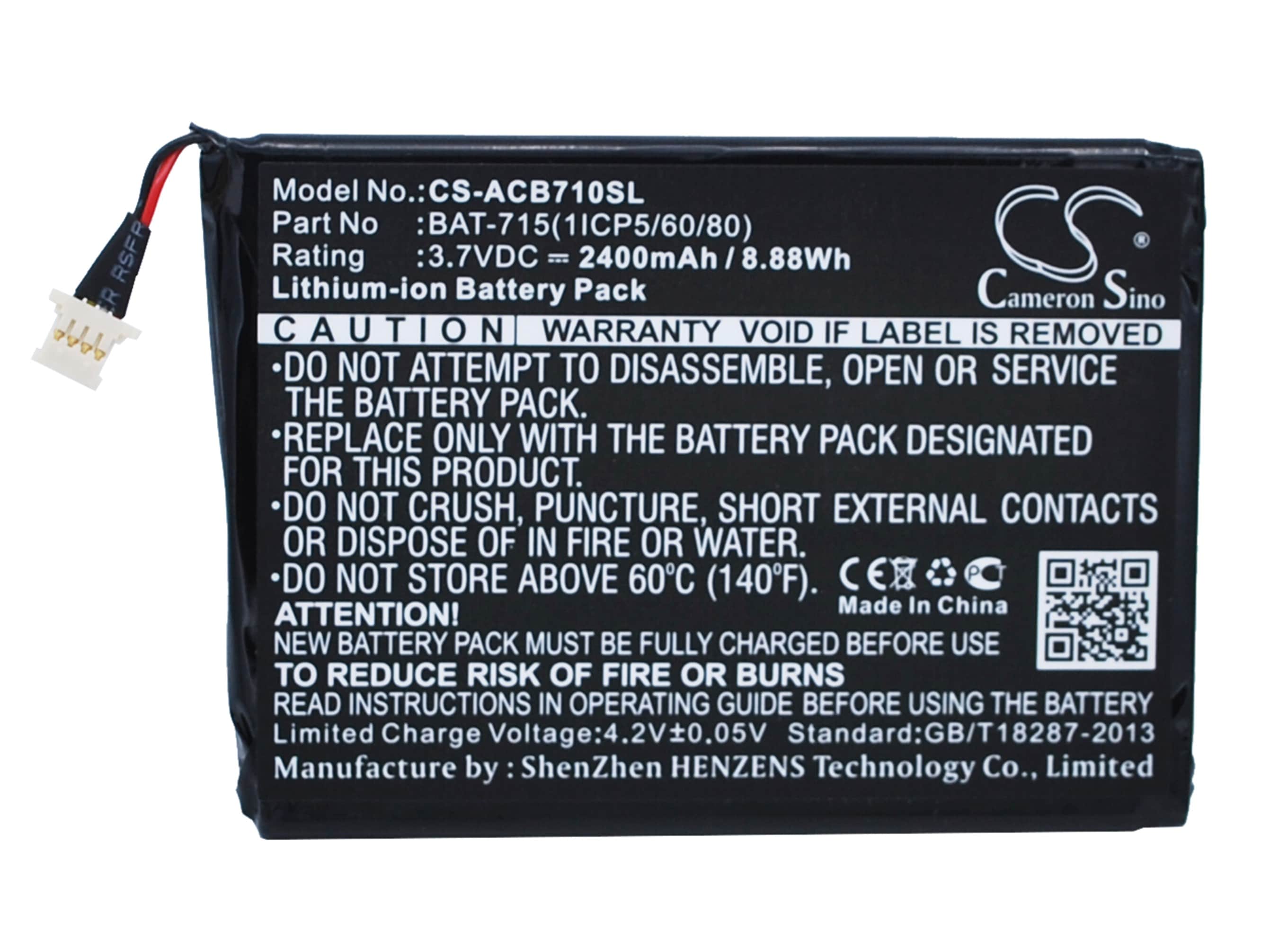 Batteri till Tablett för Acer Iconia Tab B1, Iconia Tab B1-710, Iconia B1-A71 m.fl.