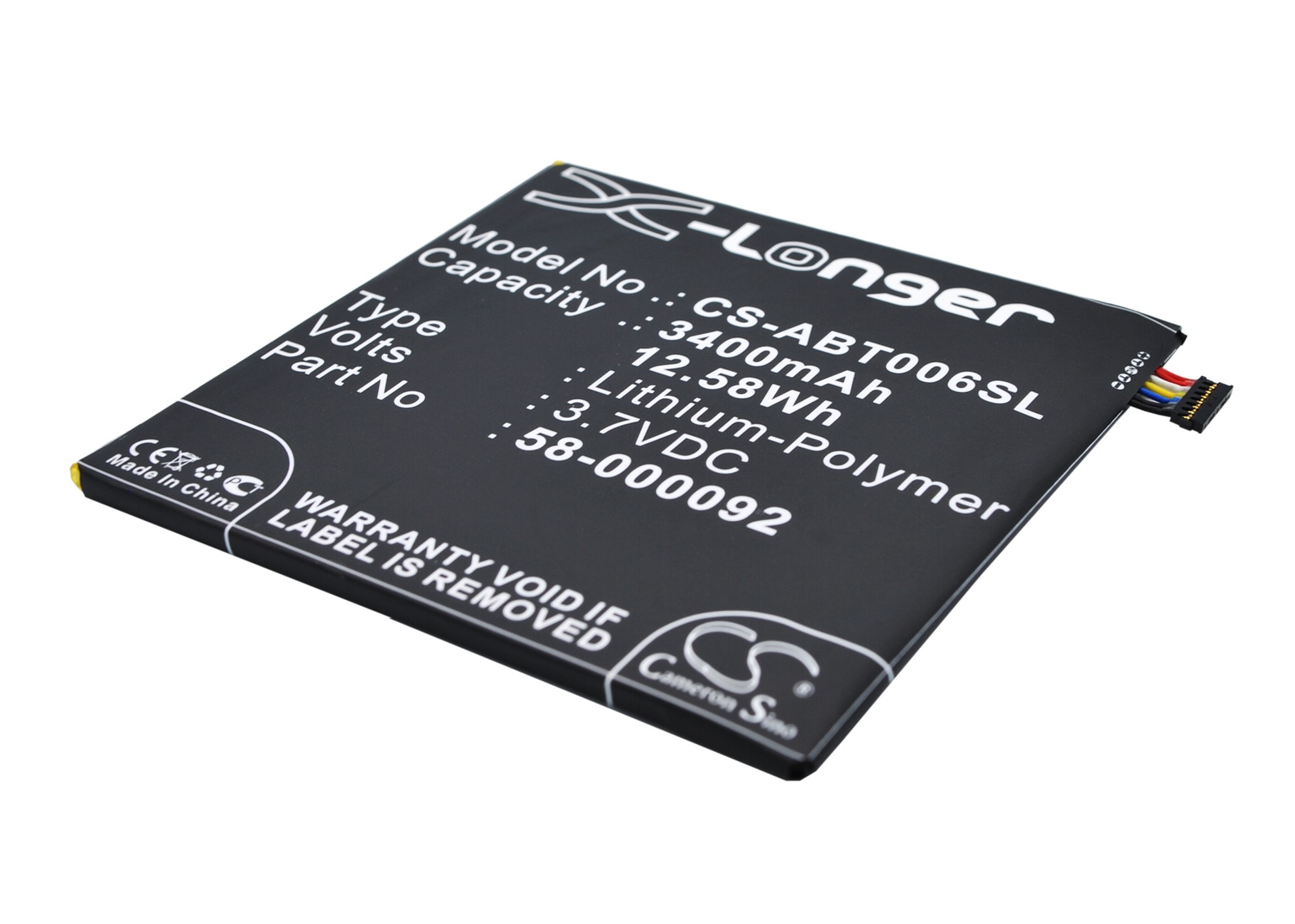 Batteri till Tablett för Amazon Fire HD 6, ST06, Kindle Fire HD 6 m.fl.