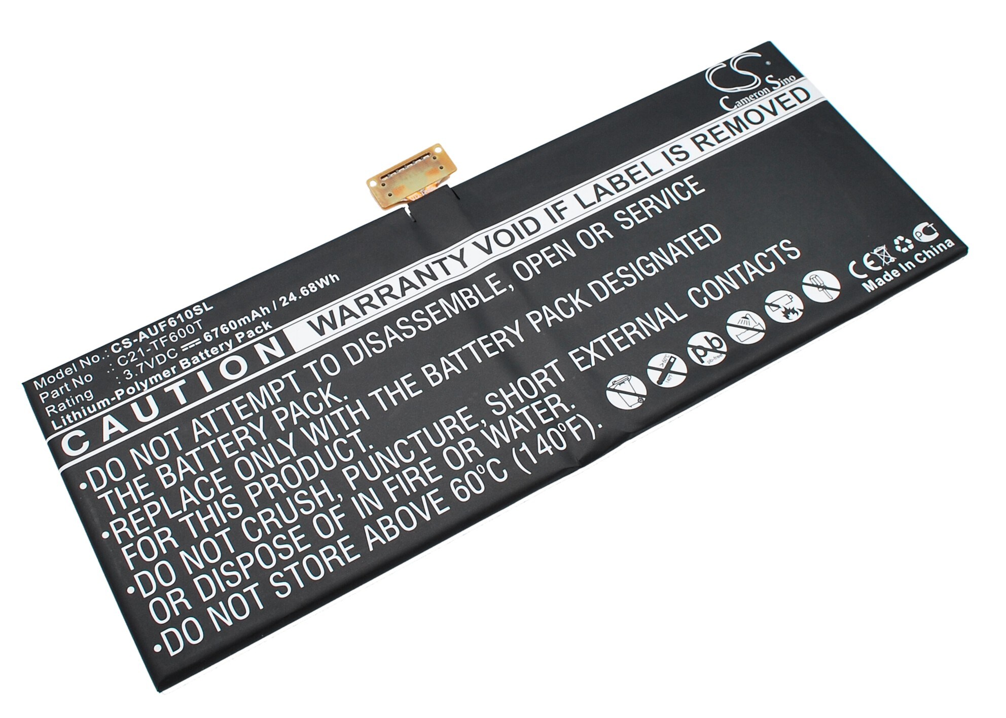 Batteri till Tablett för Asus VivoTab TF600TL