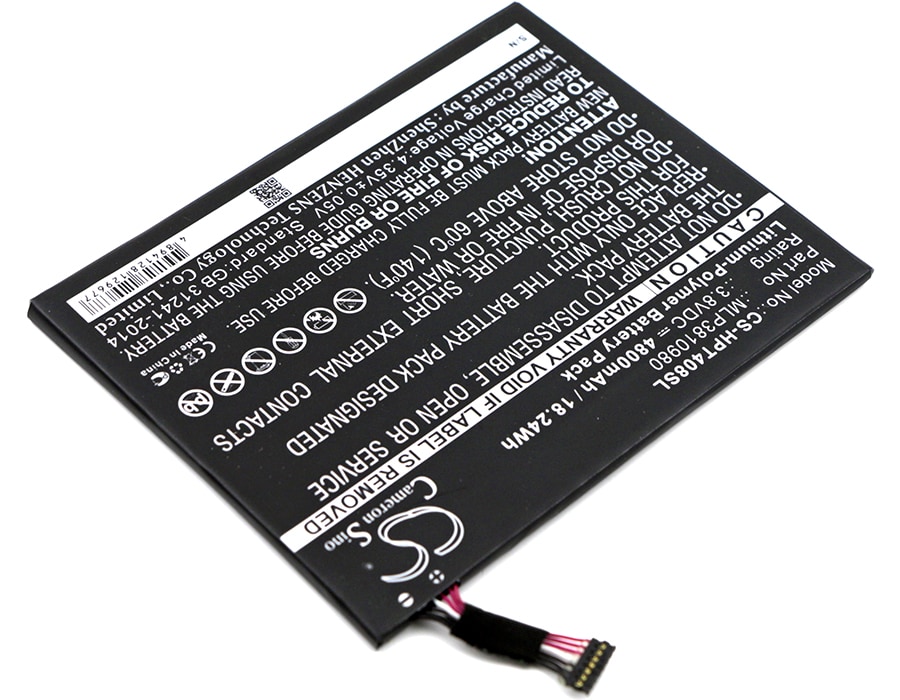 Batteri till Tablett för HP Pro Tablet 408 G1, I508O, T5L65PA m.fl.