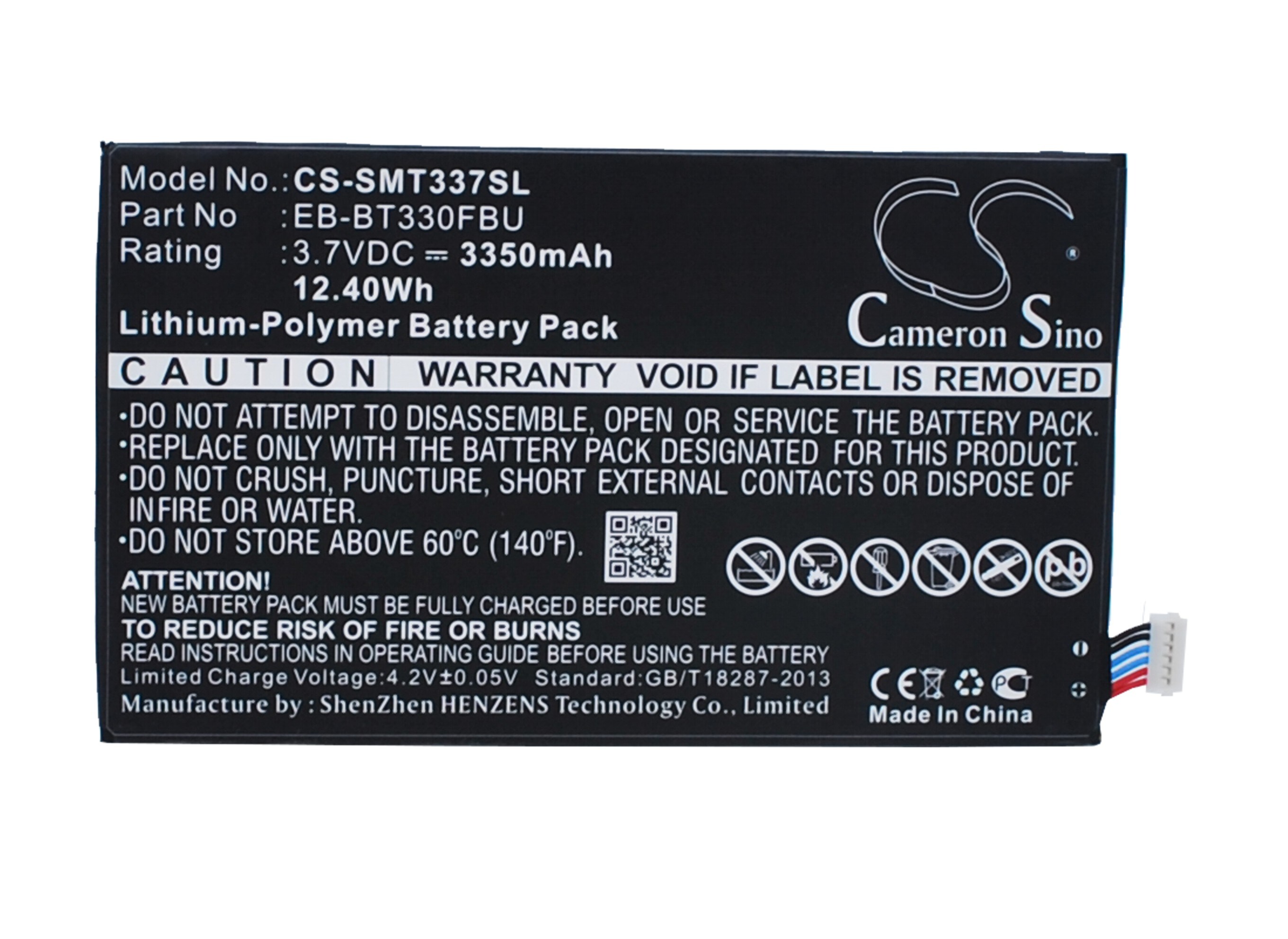 Batteri till Tablett för Samsung Galaxy Tab 4 8.0, Galaxy Tab4 8.0", SM-T337A m.fl.