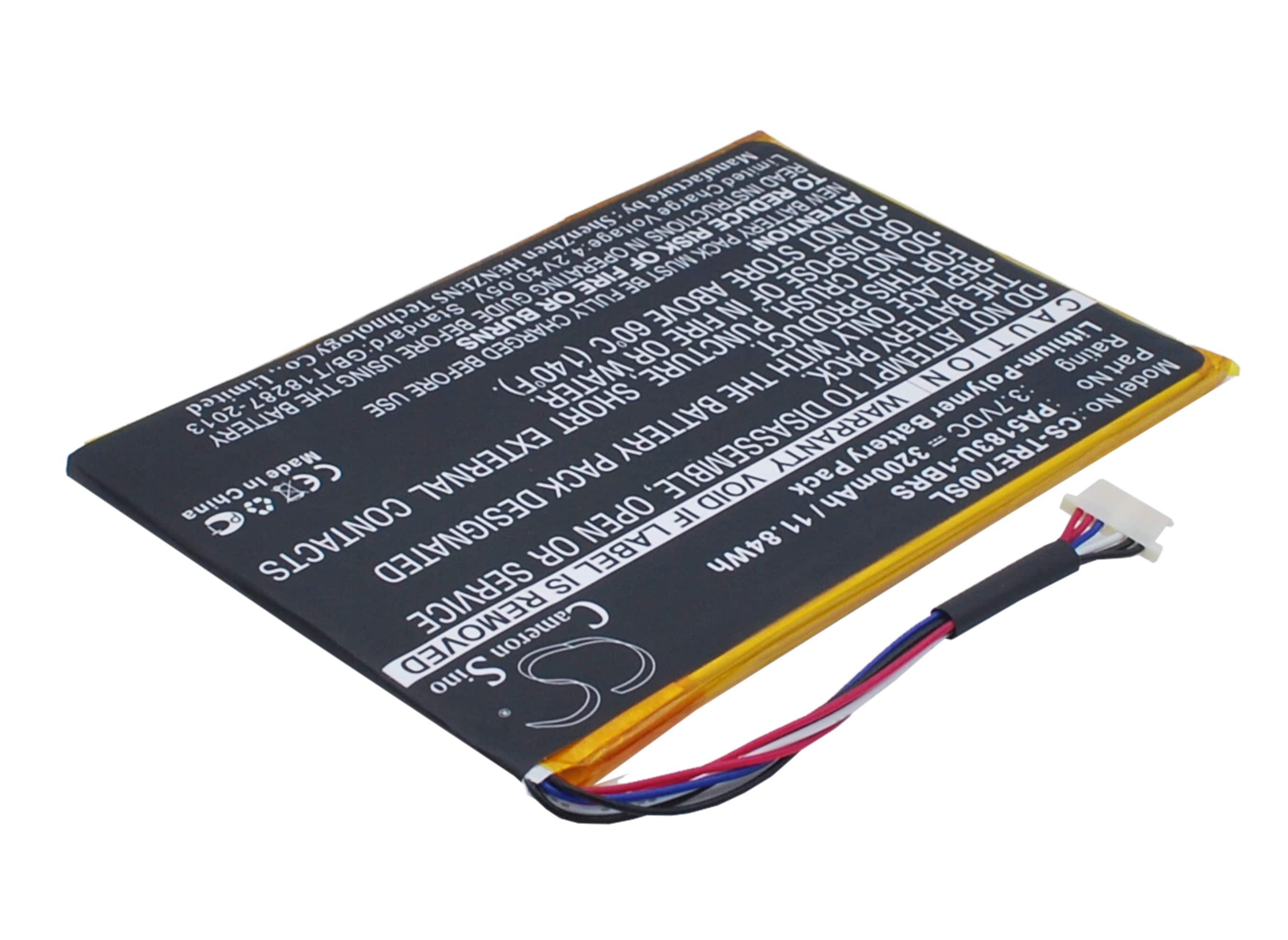 Batteri till Tablett för Toshiba Excite Go Mini 7, AT7-C8, AT7-B m.fl.