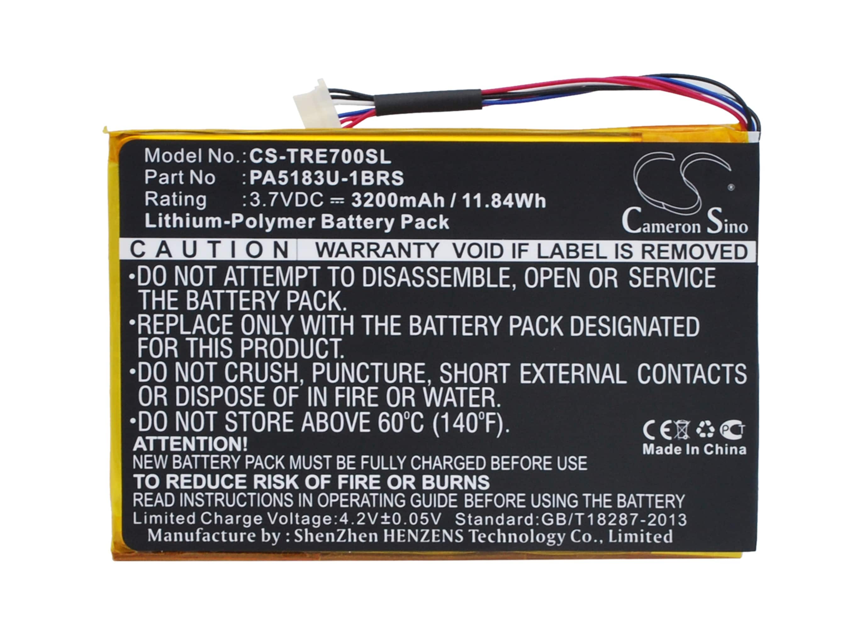Batteri till Tablett för Toshiba Excite Go Mini 7, AT7-C8, AT7-B m.fl.