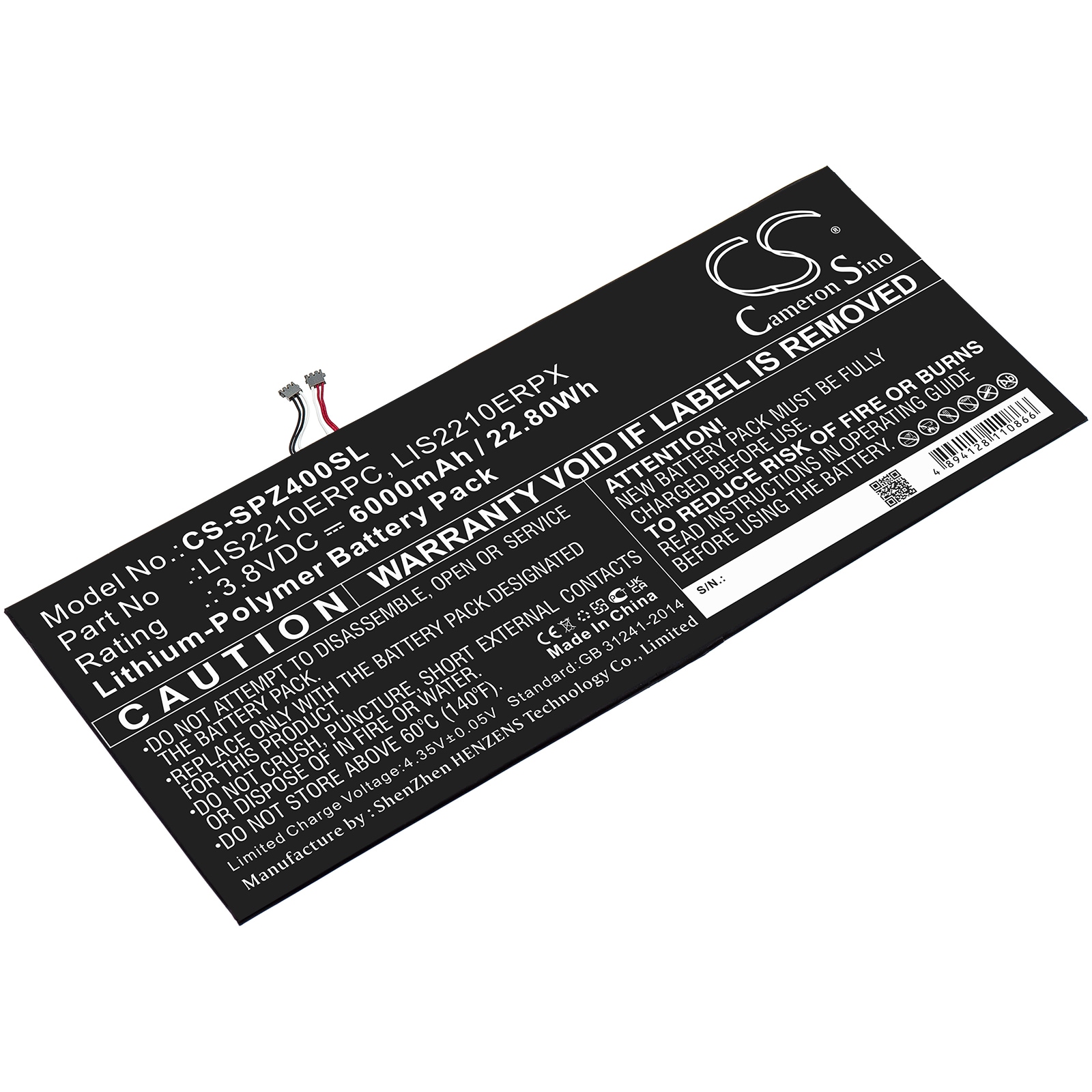 Batteri till Tablett för Sony Xperia Z4 Tablet SGP712, SGP771, SGP712 m.fl.