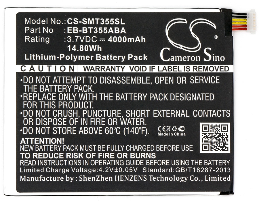 Batteri till Tablett för Samsung SM-T355, SM-T355C, SM-T357W m.fl.