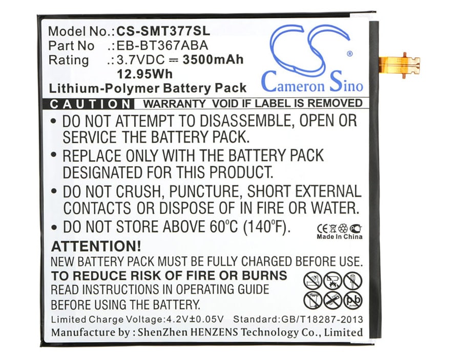 Batteri till Tablett för Samsung SM-T377, SM-T377A, SM-T377V m.fl.