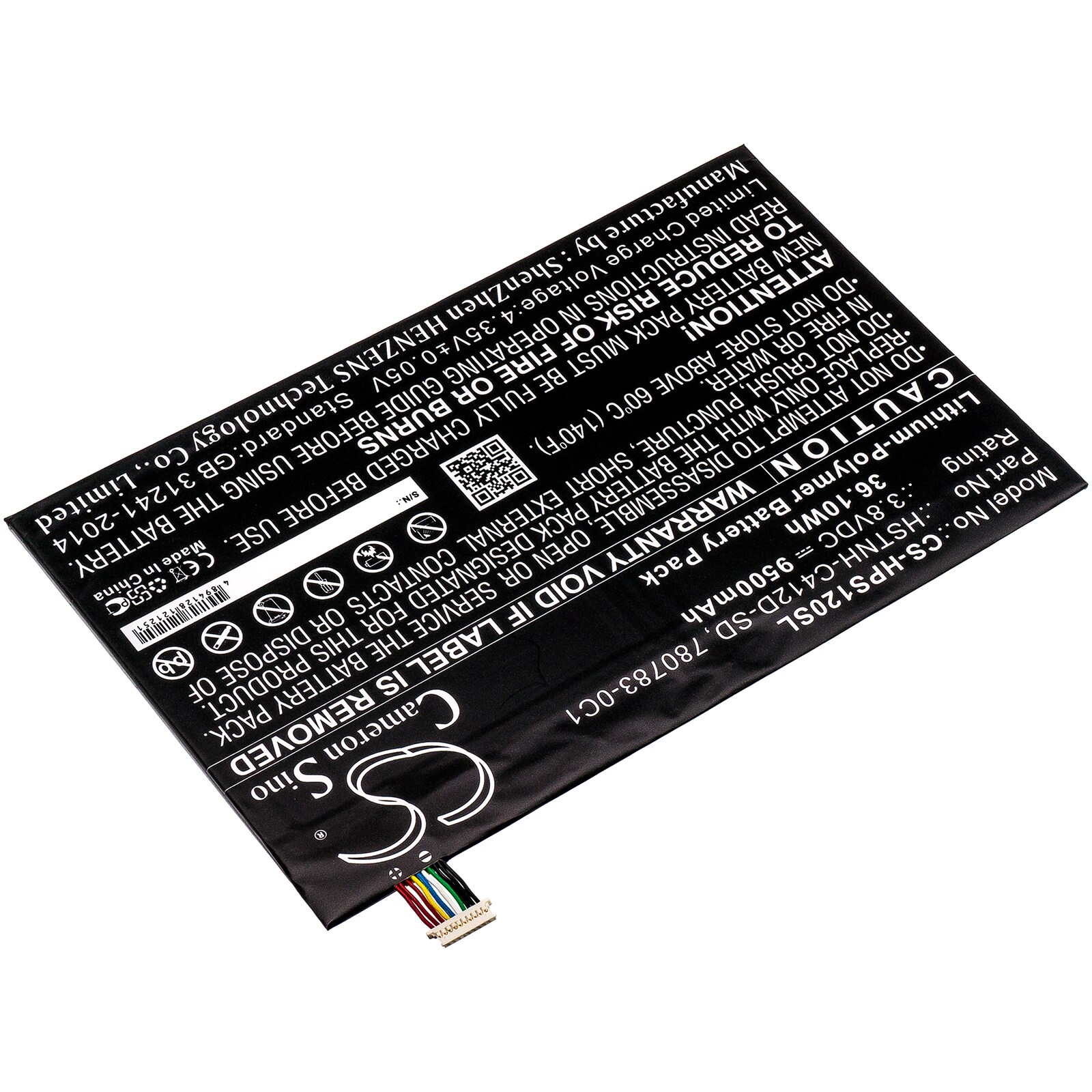 Batteri till Tablett för HP Pro Slate 12, K7X87AA, K7X87AA#ABA m.fl.