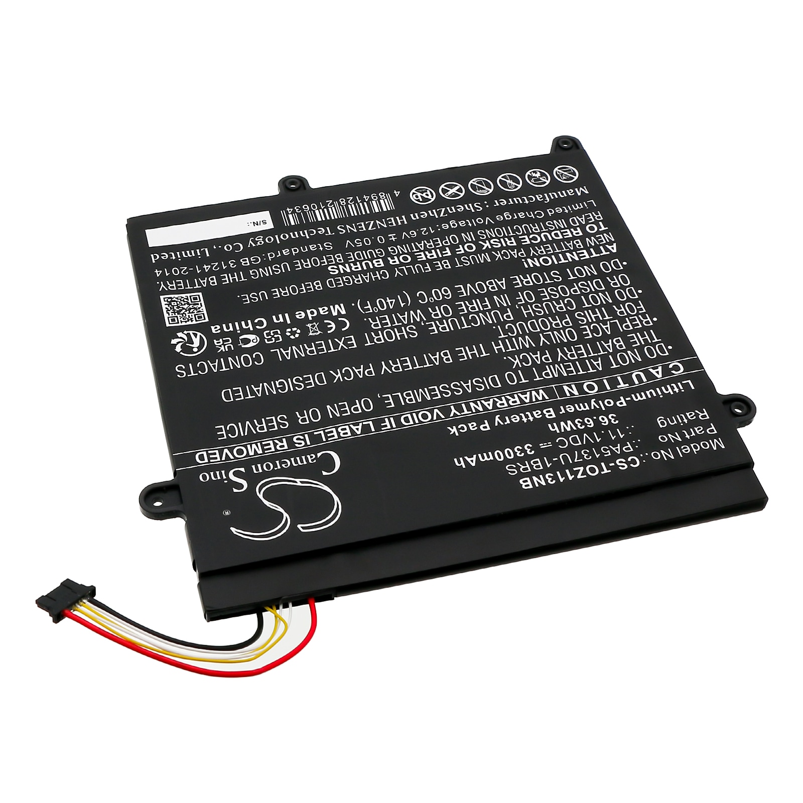 Batteri till Tablett för Toshiba Portege Z10T-A, Portege Z10T-A-102 m.fl.