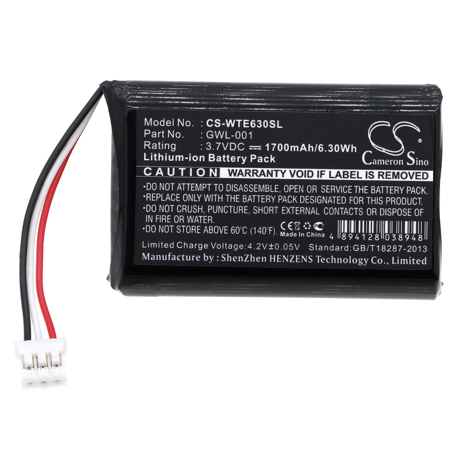 Batteri till Tablett för Wacom CTE630BT Graphire Wireless Pen Tablet, CTE-630BT m.fl.