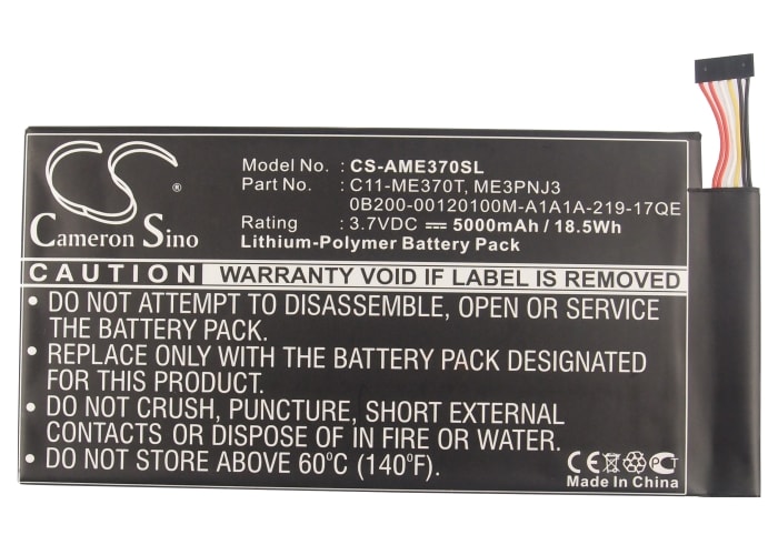 Batteri till Tablett för Asus Transformer Pad, TF400, Transformer Pad TF400 m.fl.