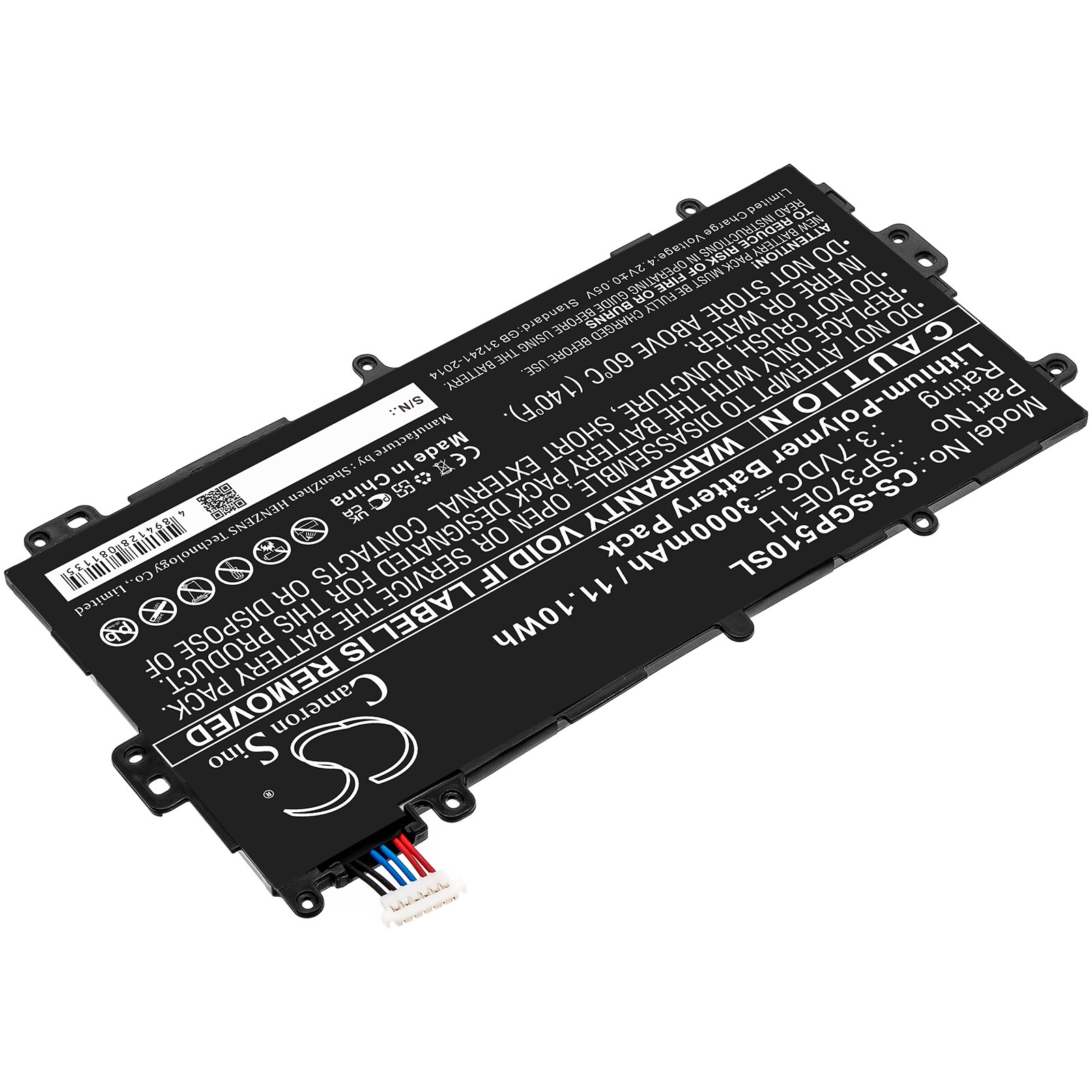 Batteri till Tablett för Samsung GT-N5100, Galaxy Note 8.0 32GB, Galaxy Note 8.0 m.fl.