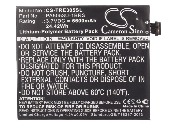 Batteri till Tablett för Toshiba Excite 10, Excite 10LE, AT305 m.fl.