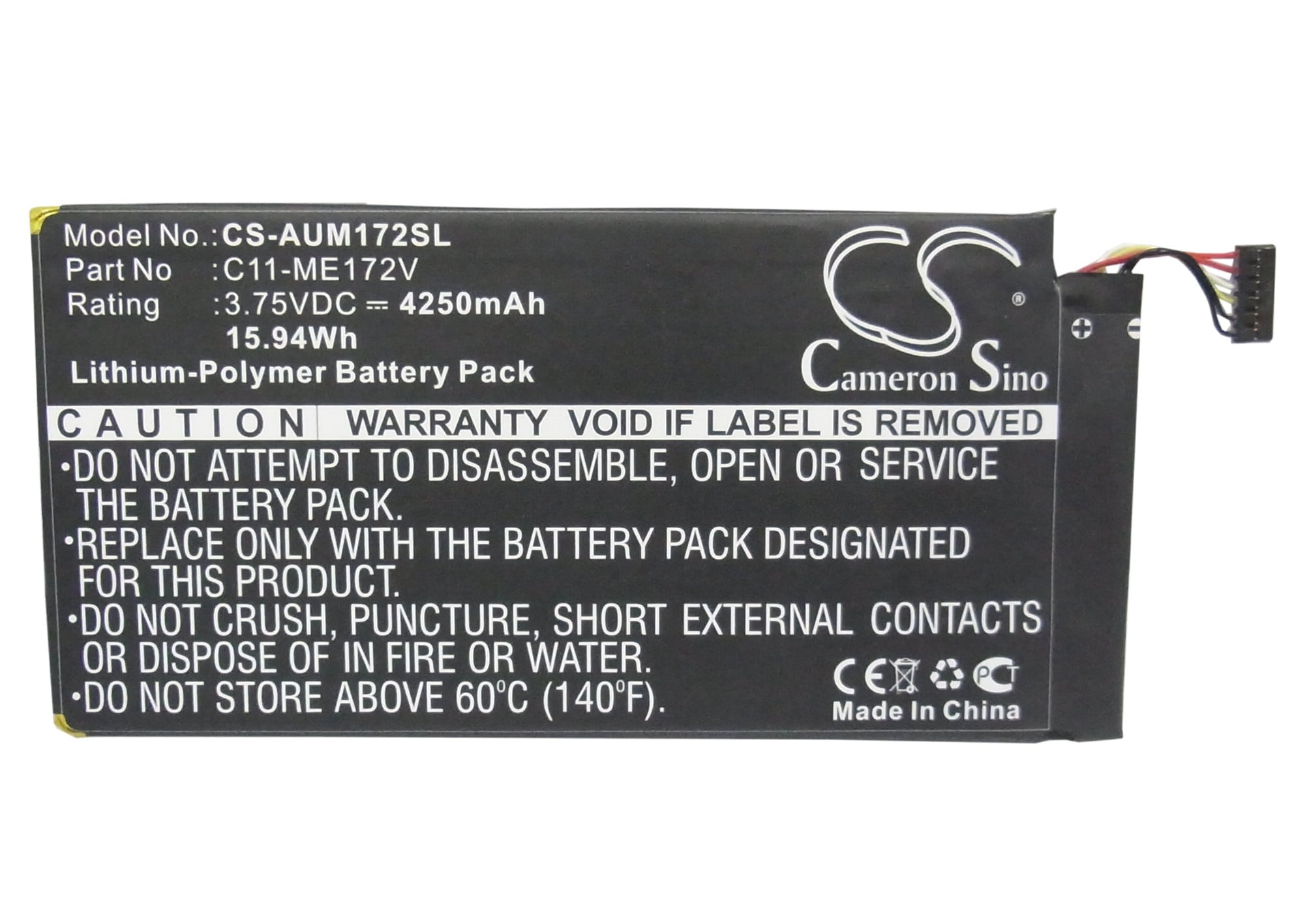 Batteri till Tablett för Asus MeMO Pad ME172, ME172, ME172V m.fl.