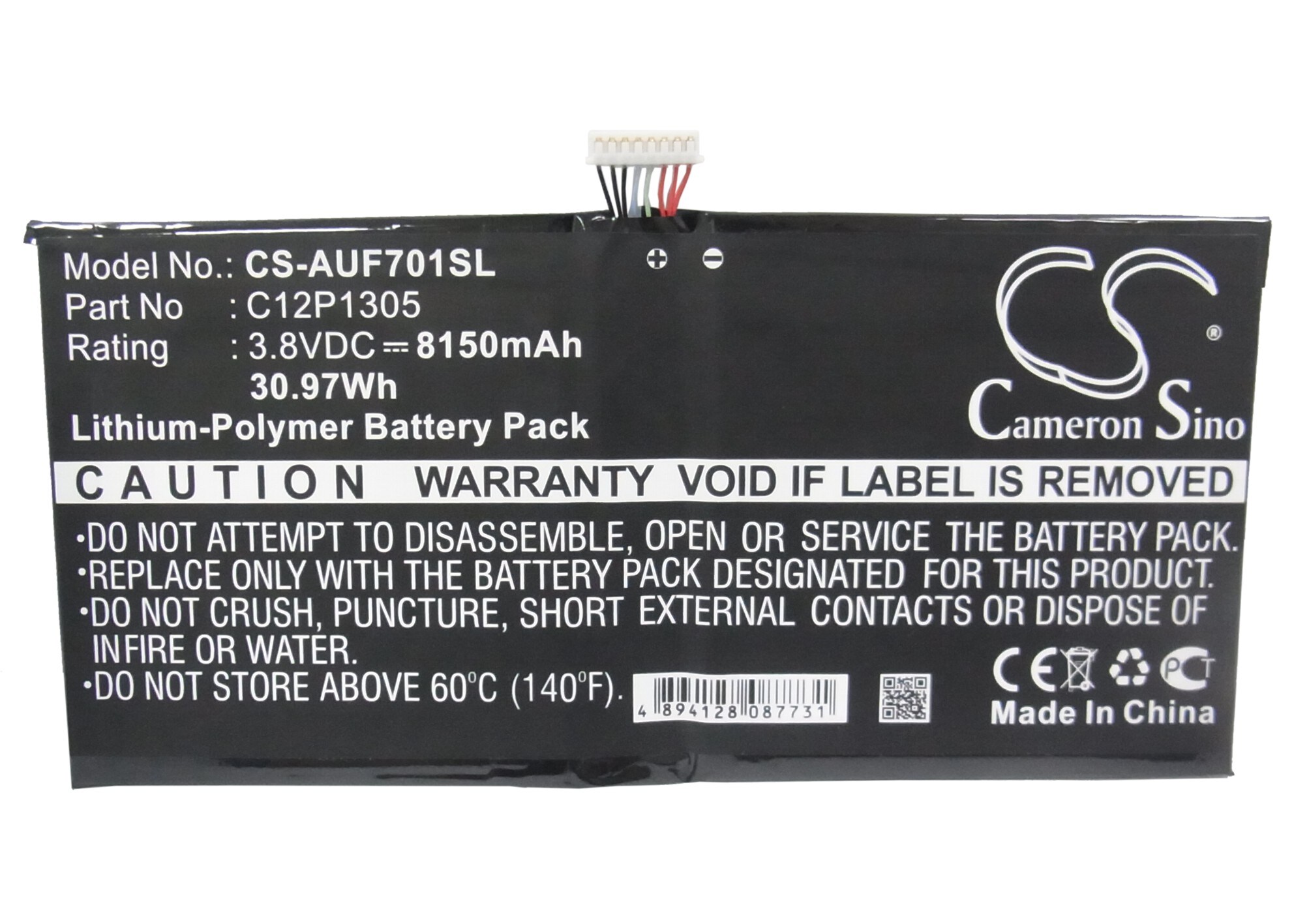 Batteri till Tablett för Asus Transformer TF701T, K00C, TF701T
