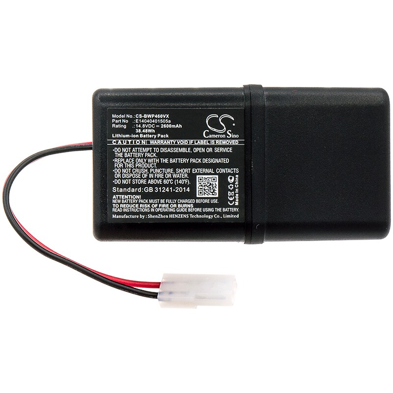 Batteri till Vakuum för Bobsweep Bob PetHair, WP460011RO, Junior m.fl.