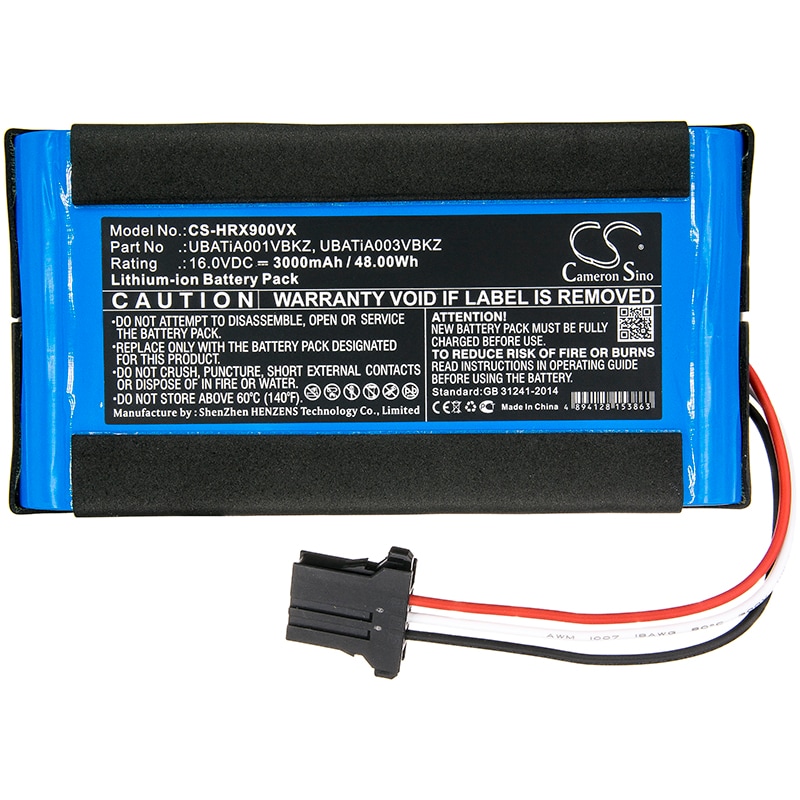 Batteri till Vakuum för Sharp COCOROBO RX-V60, COCOROBO RX-V80, COCOROBO RX-V90 m.fl.