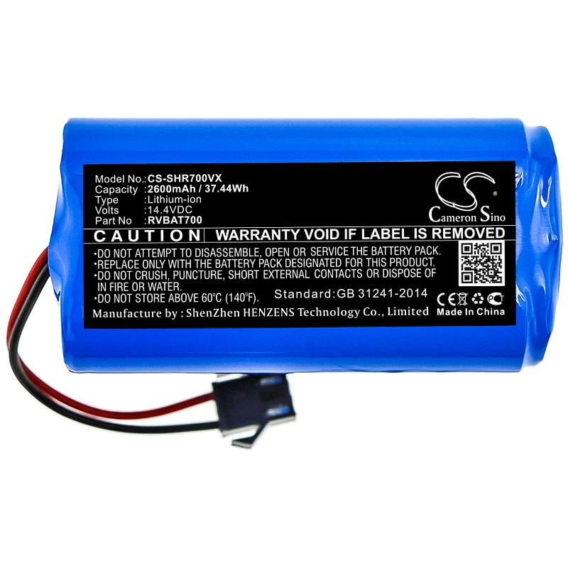 Batteri till Vakuum för Shark ION Robot 700 RV700, ION Robot 700, ION Robot 720 m.fl.