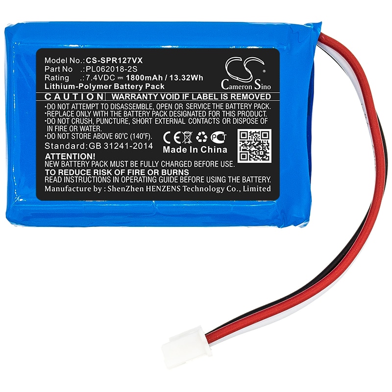 Batteri till Vakuum för Sichler PR-030, PR-025, PR-041 m.fl.