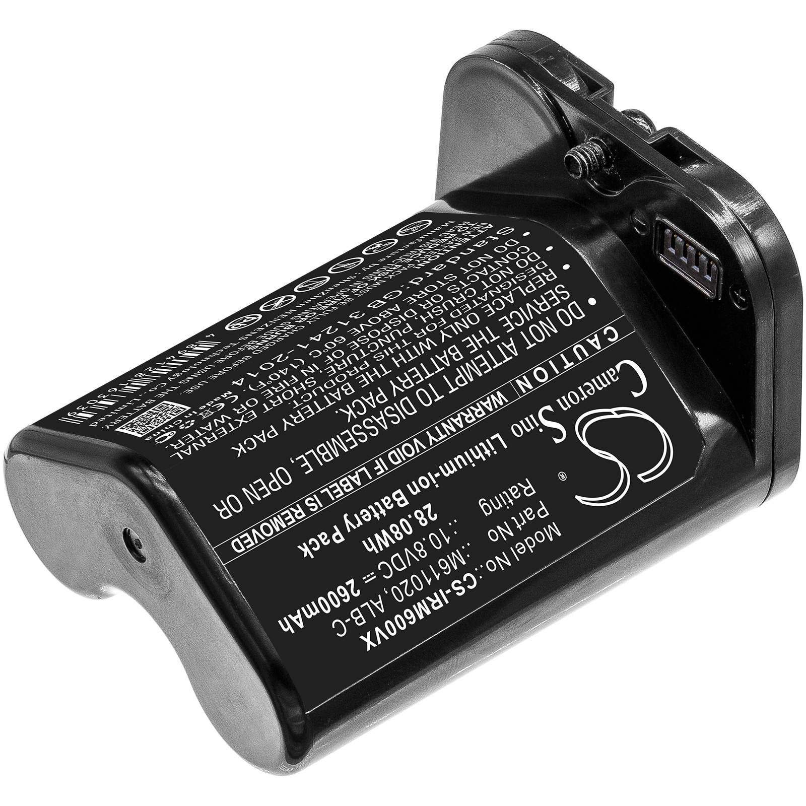 Batteri till Vakuum för iRobot Braava Jet M6, M611020, M612880 m.fl.