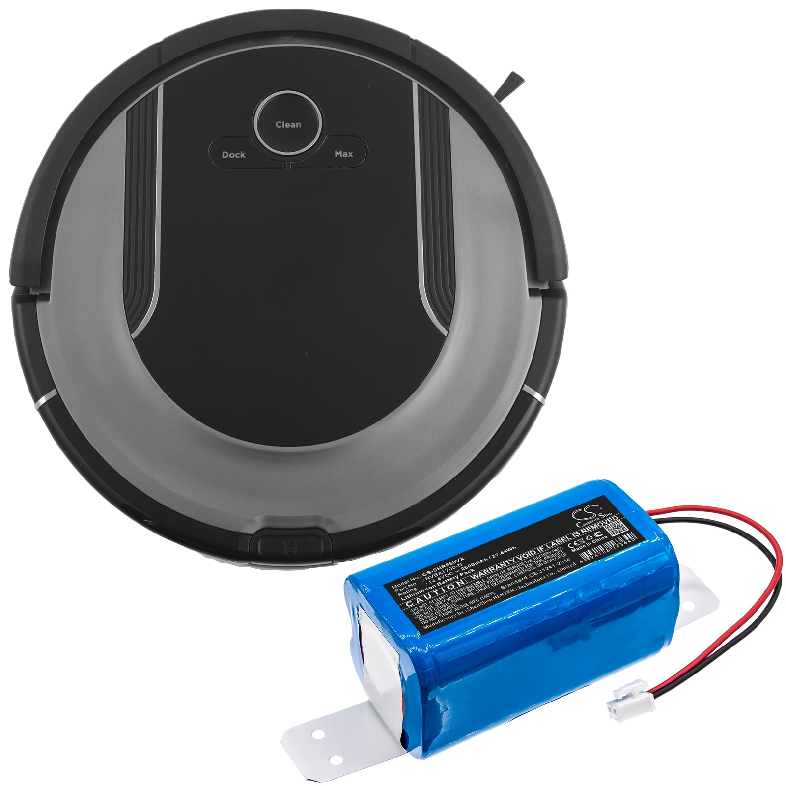 Batteri till Vakuum för Shark RV850BRN, RV850C, RV850WV m.fl.
