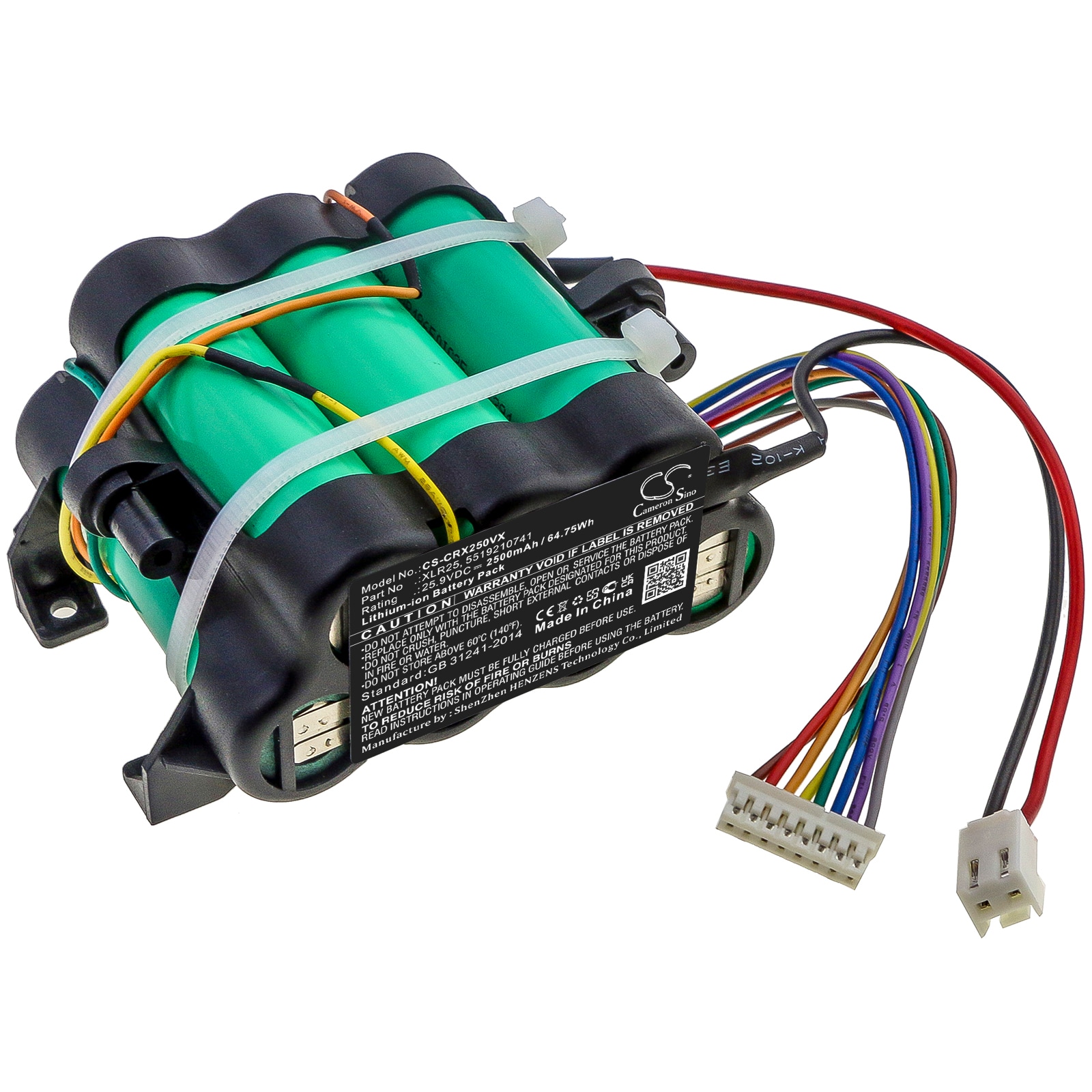 Batteri till Vakuum för DeLonghi Colombina XLR25LE.GY, Colombina XLR25LM.BL m.fl.