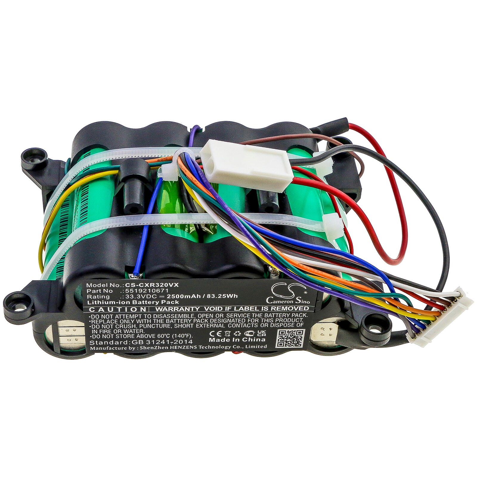 Batteri till Vakuum för DeLonghi Colombina XLR32, Colombina XLR32LMD.W m.fl.