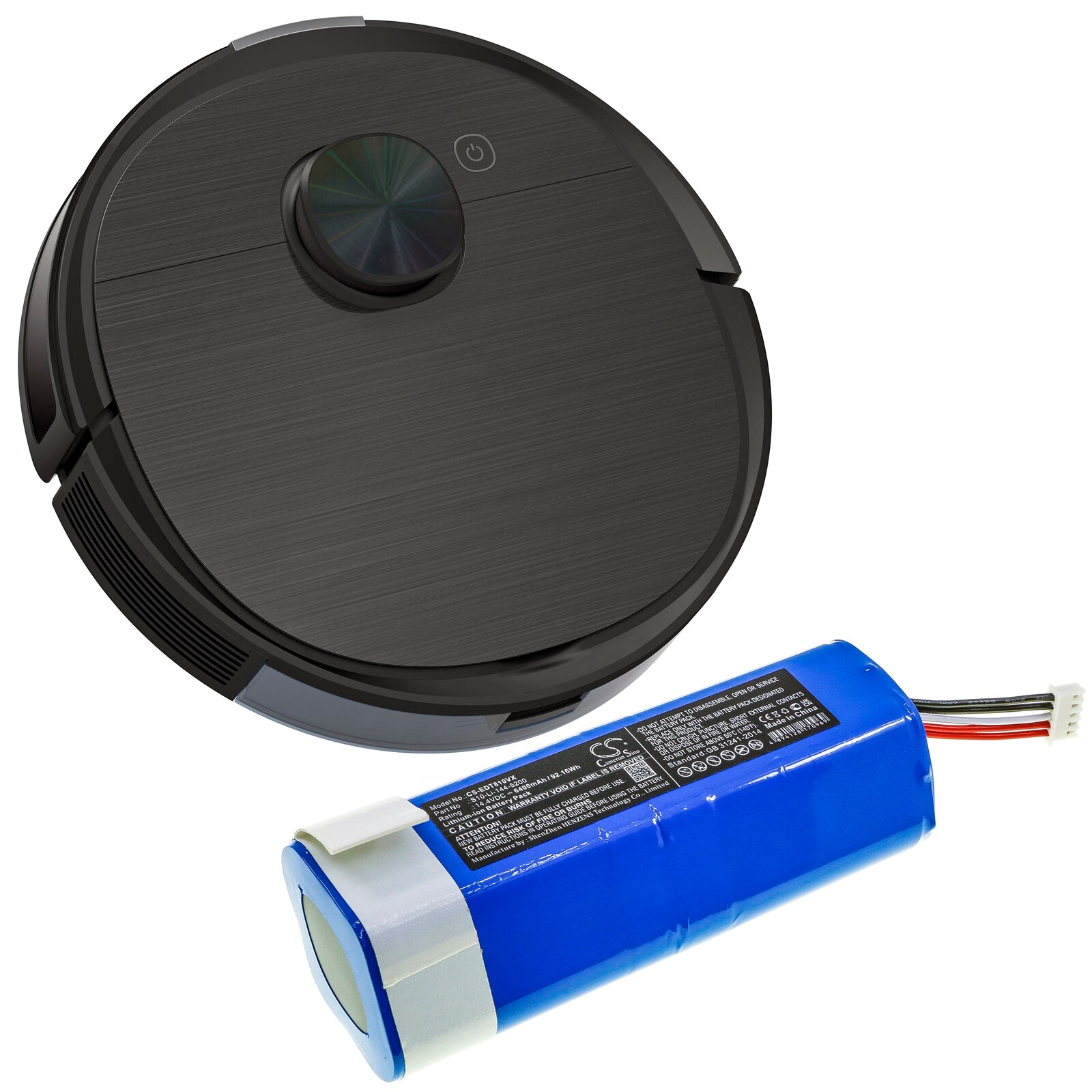 Batteri till Vakuum för Yeedi Vac Robot Vacuum, Vac Max Robot Vacuum m.fl.