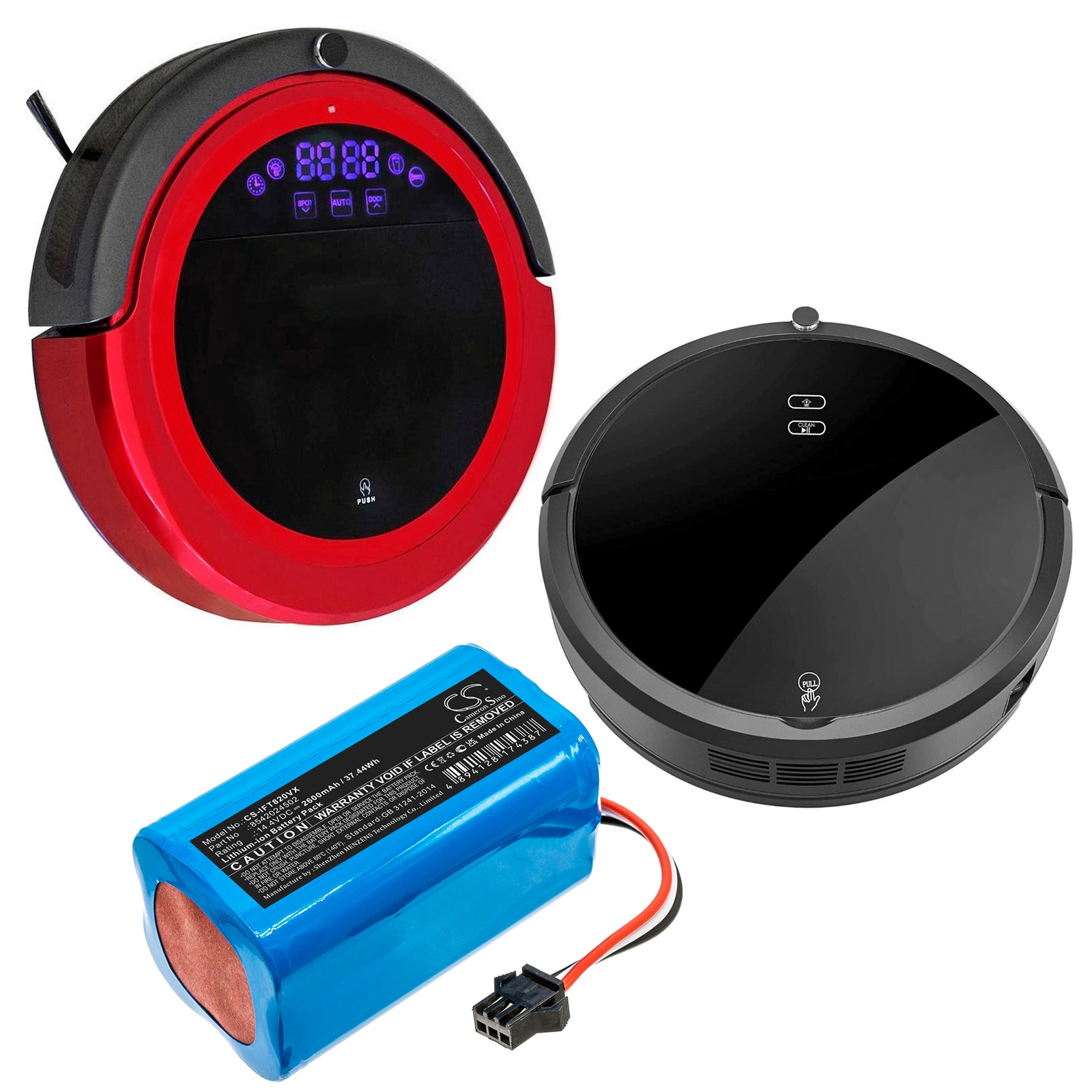 Batteri till Vakuum för Deik MT820