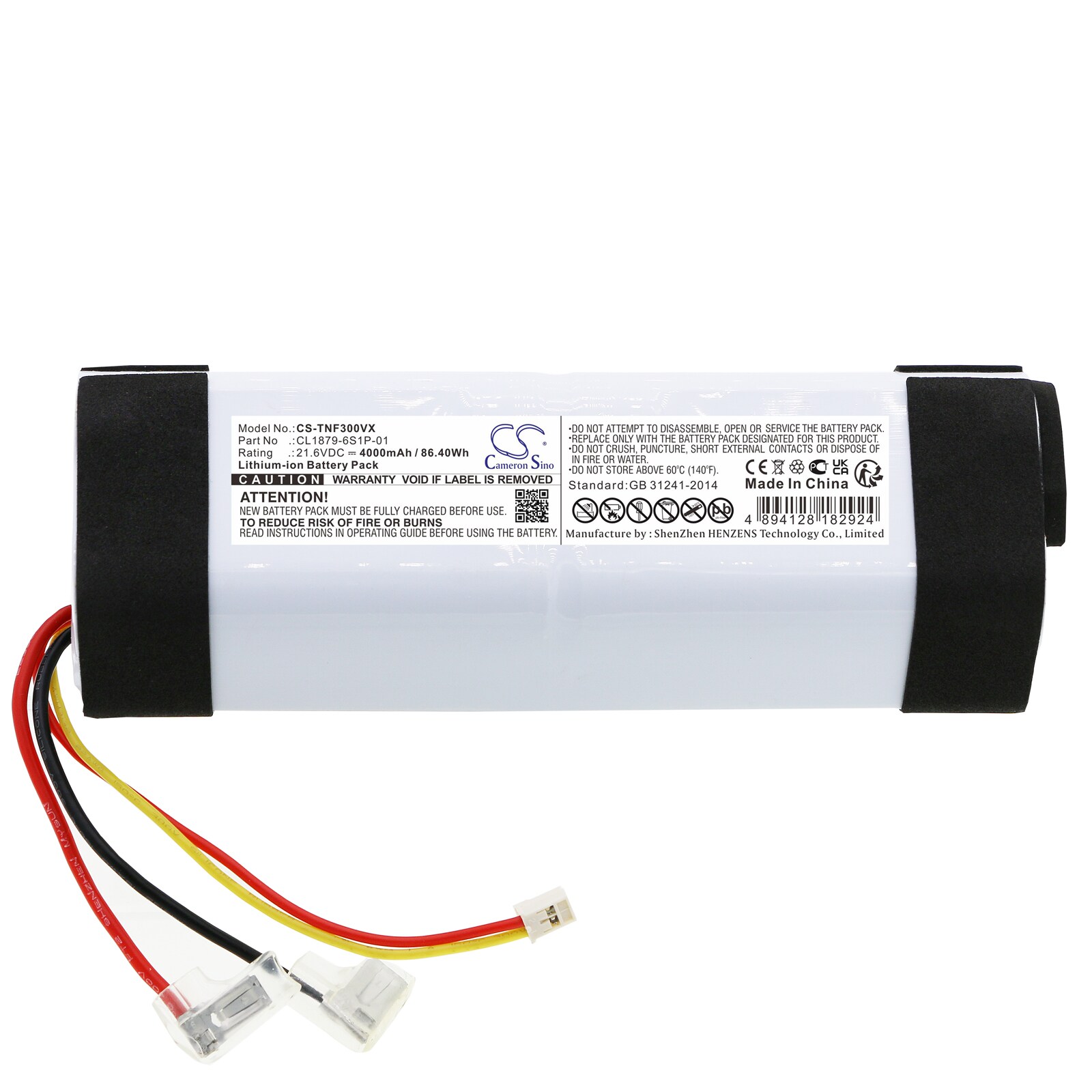 Batteri till Vakuum för Tineco iFloor 3, iFloor 3-01, FW030100US m.fl.