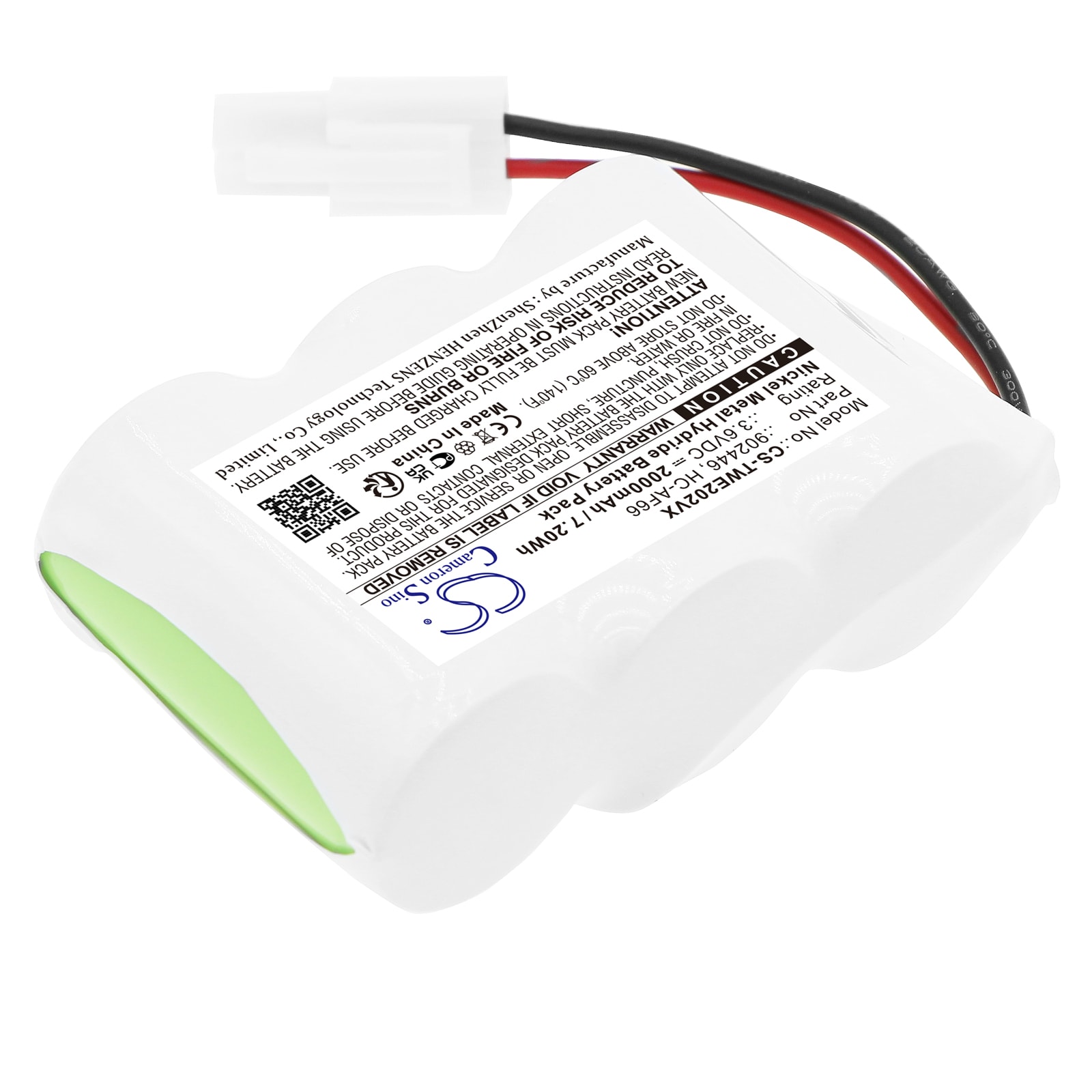 Batteri till Vakuum för TWINBIRD HC-E202, HC-E202W, HC-E22C m.fl.