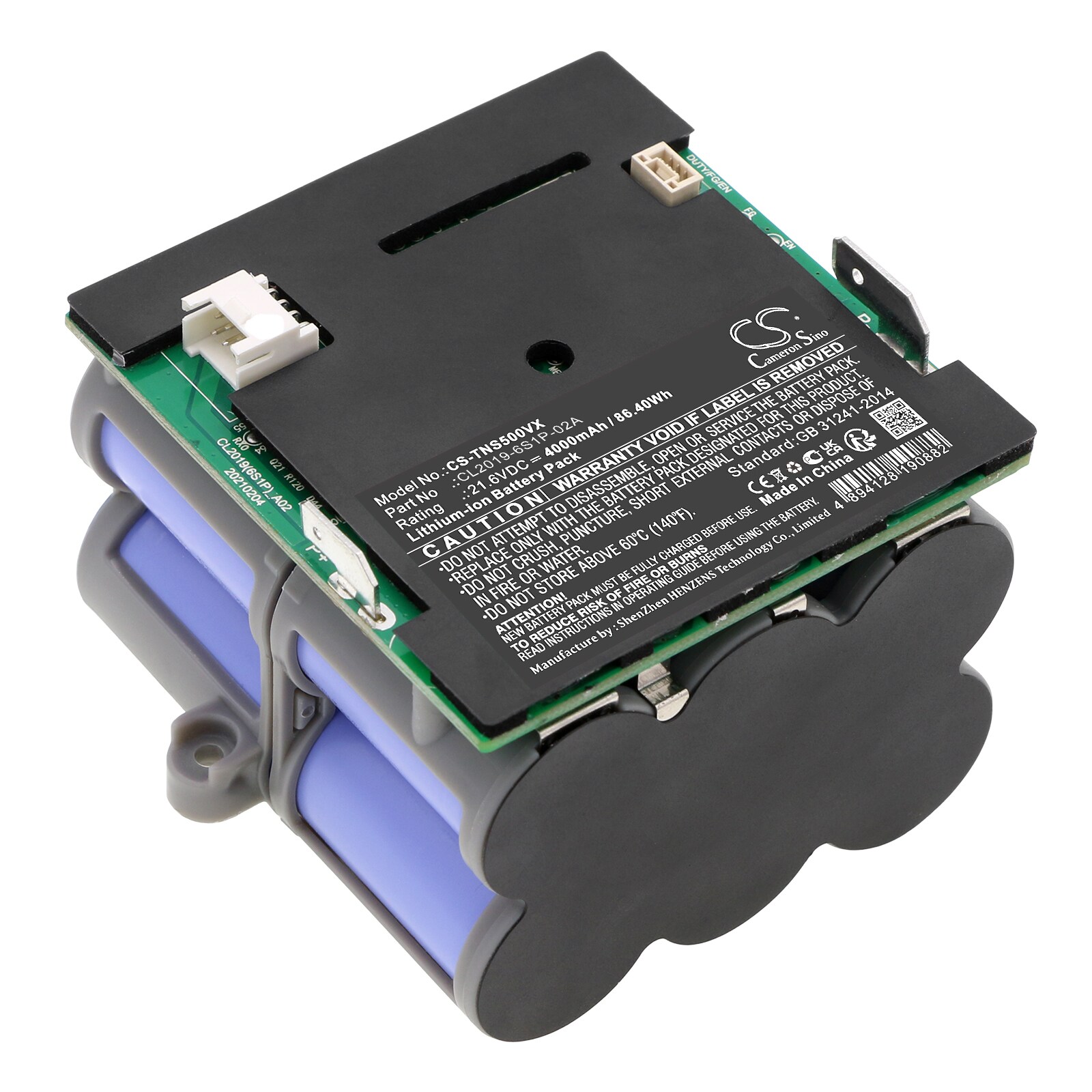 Batteri till Vakuum för Tineco iFloor S5 FW160100CN