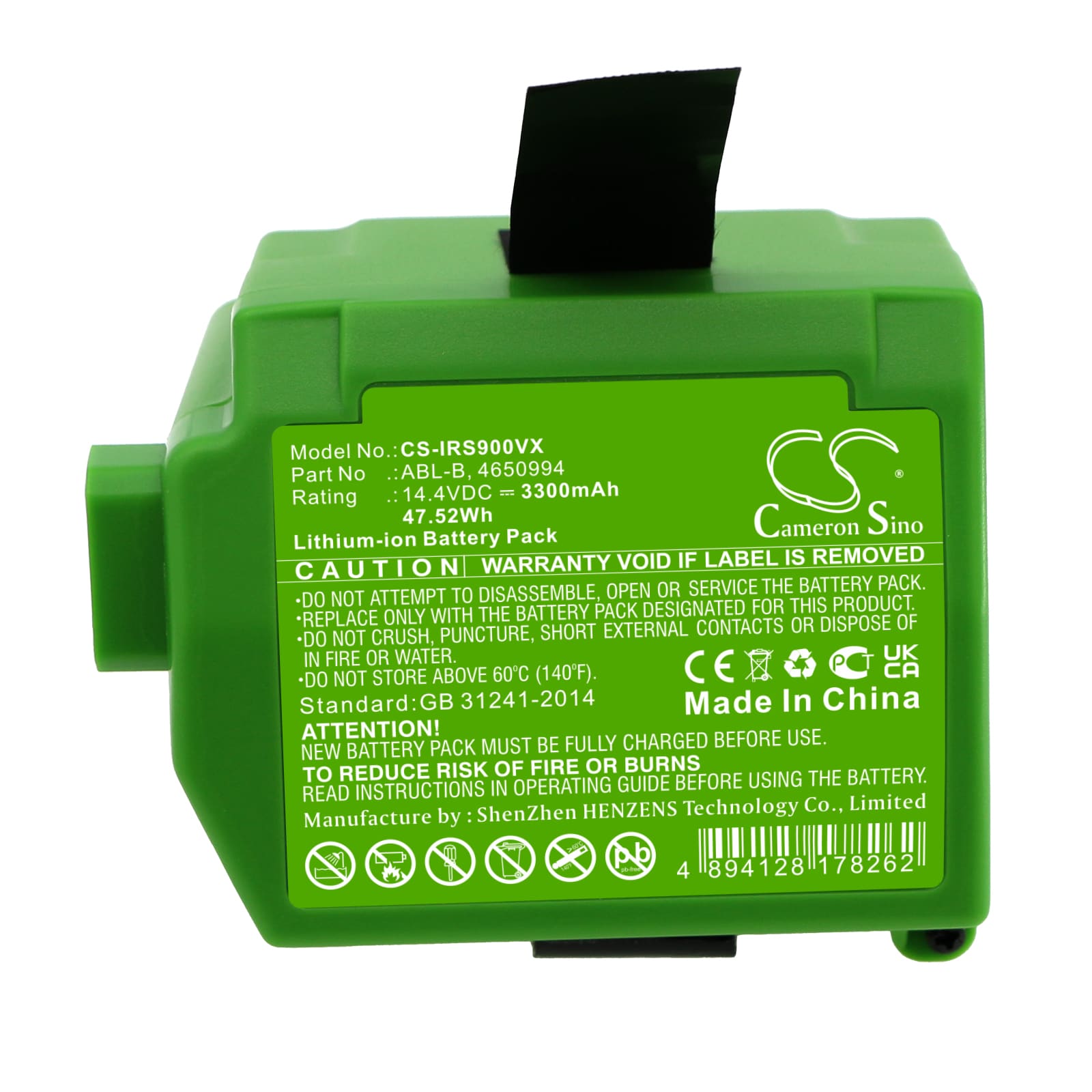 Batteri till Vakuum för iRobot Roomba S9, Roomba S9+, S955020