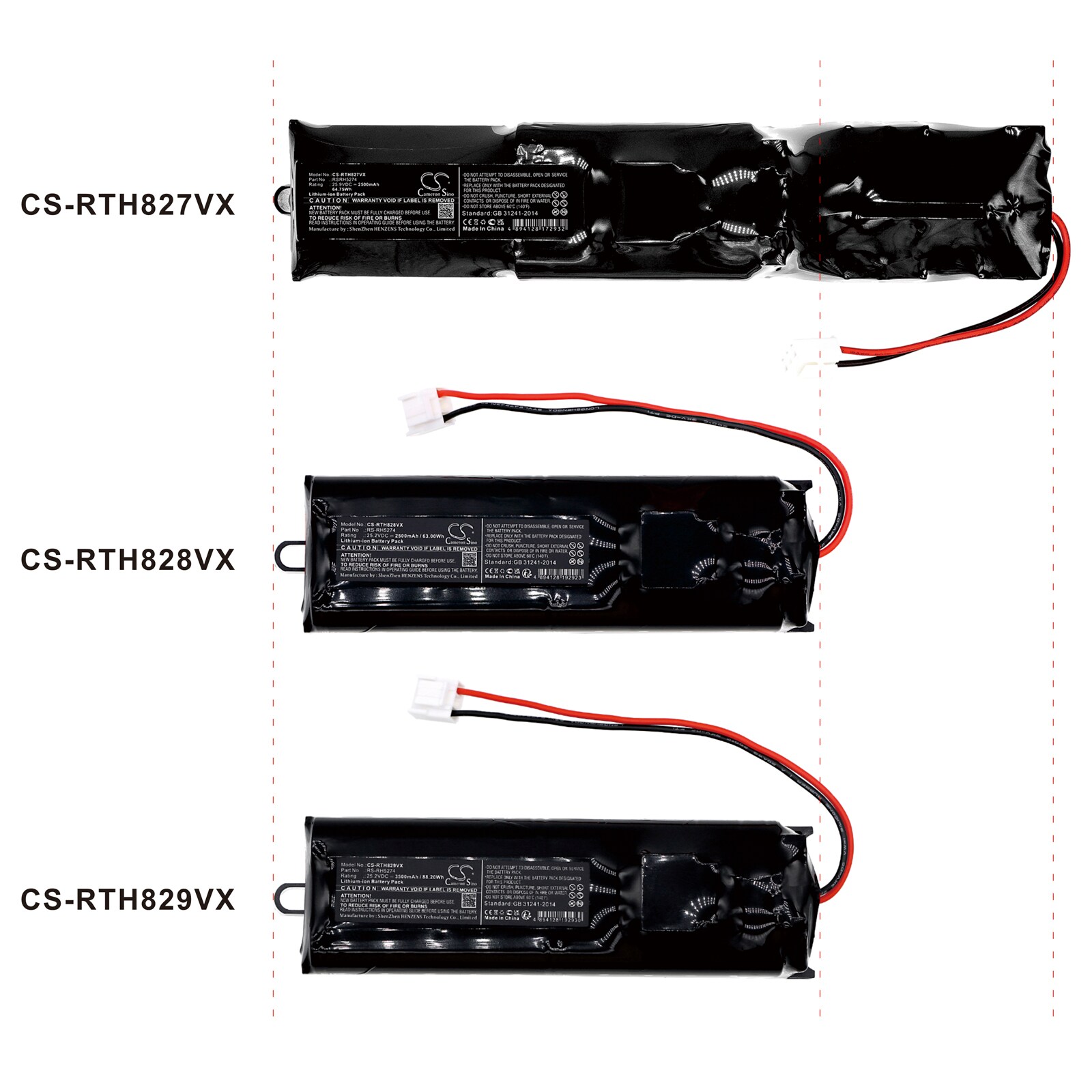 Batteri till Vakuum för Rowenta RH8827WO/2D0, RH8827WO/2D2, RH8828 m.fl.