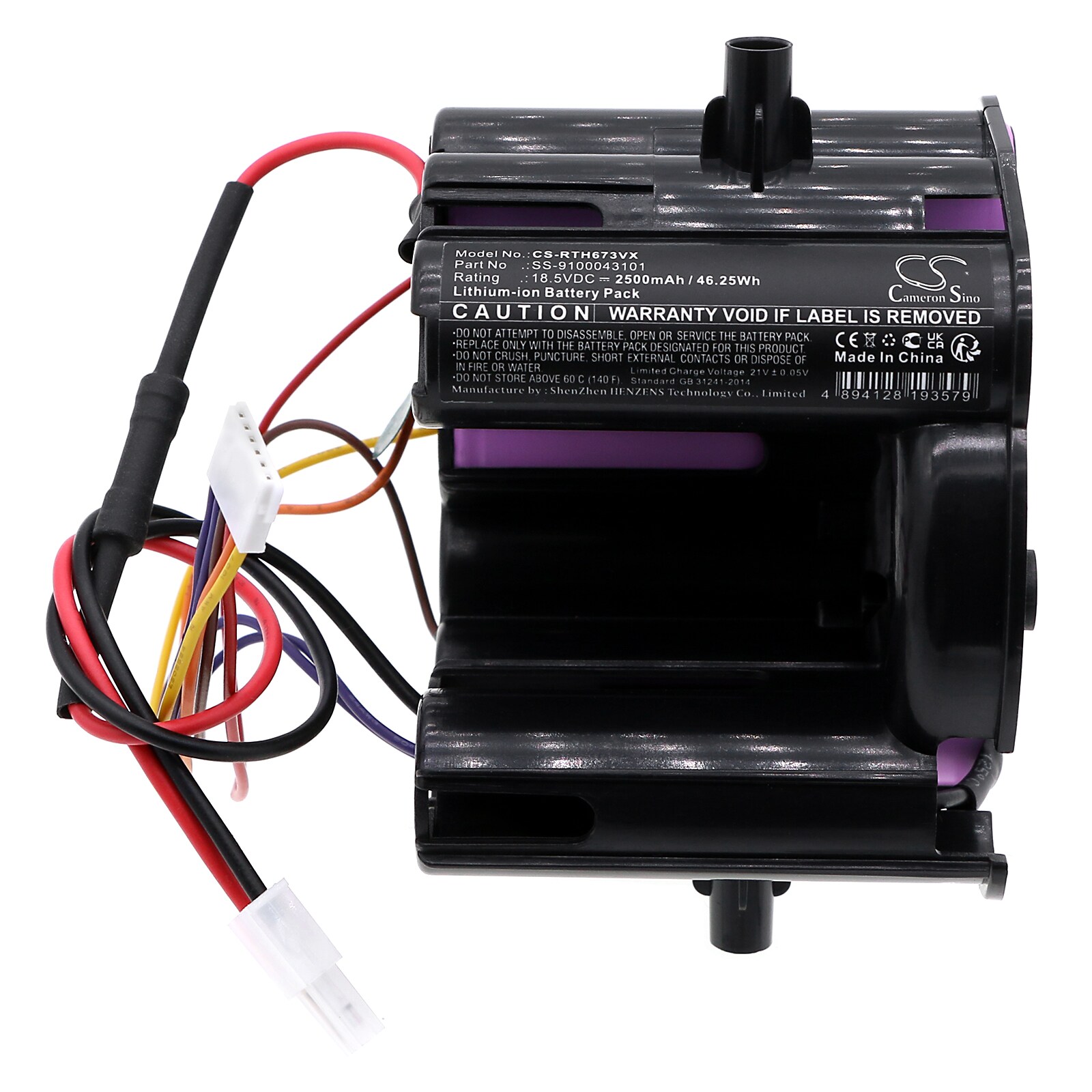 Batteri till Vakuum för Rowenta Dual Force 2 in 1, RH6735WH/AM0, RH6736WH/AM0 m.fl.