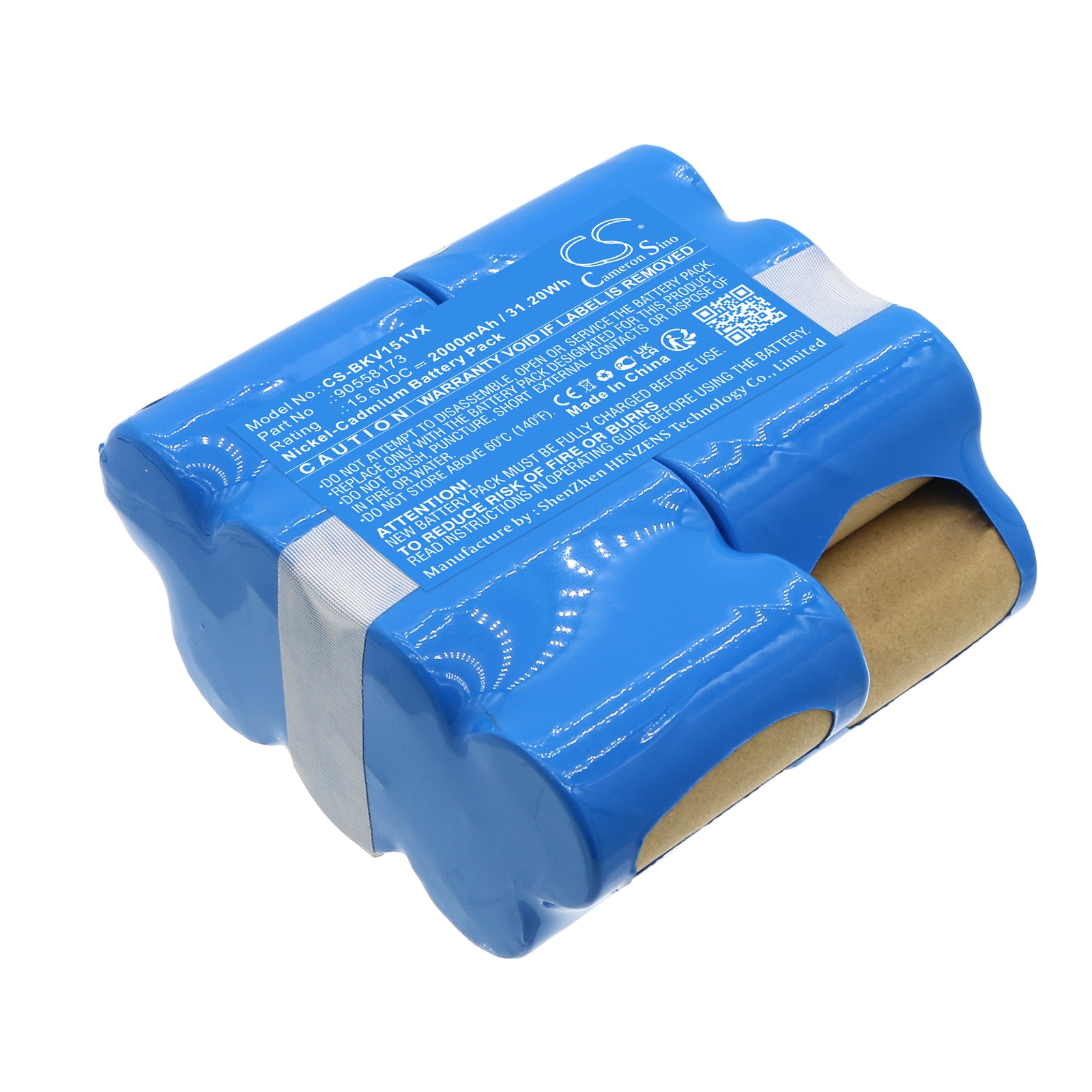 Batteri till Vakuum för Black&Decker 15.6V DustBuster, CHV1510