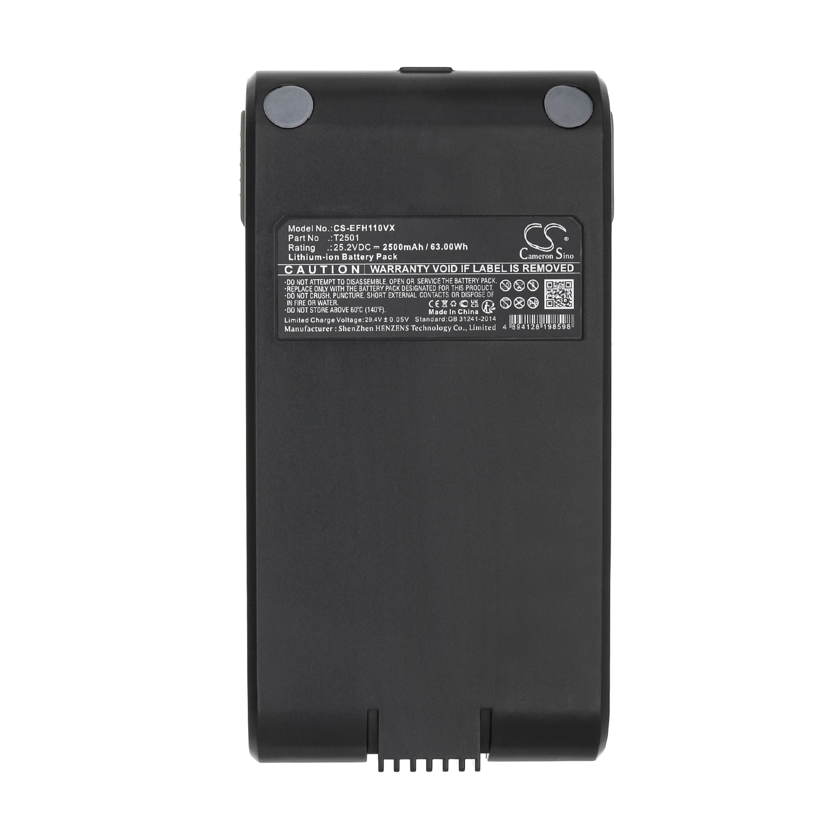Batteri till Vakuum för Vistefly VC-1819A