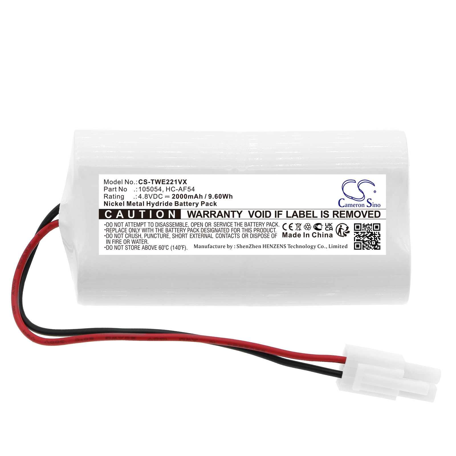 Batteri till Vakuum för TWINBIRD HC-E221, HC-E221BL, HC-EB21 m.fl.