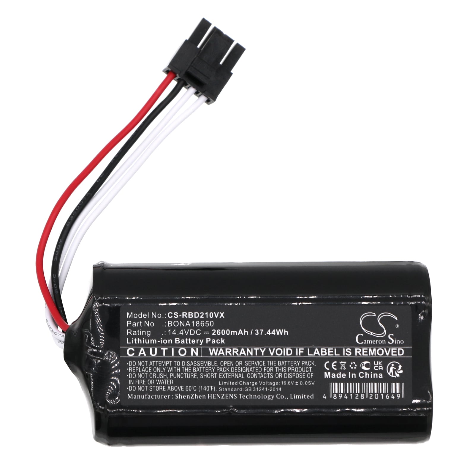 Batteri till Vakuum för RobZone Duoro Xcontrol 2, Duoro Xcontrol Generace 2.0 m.fl.