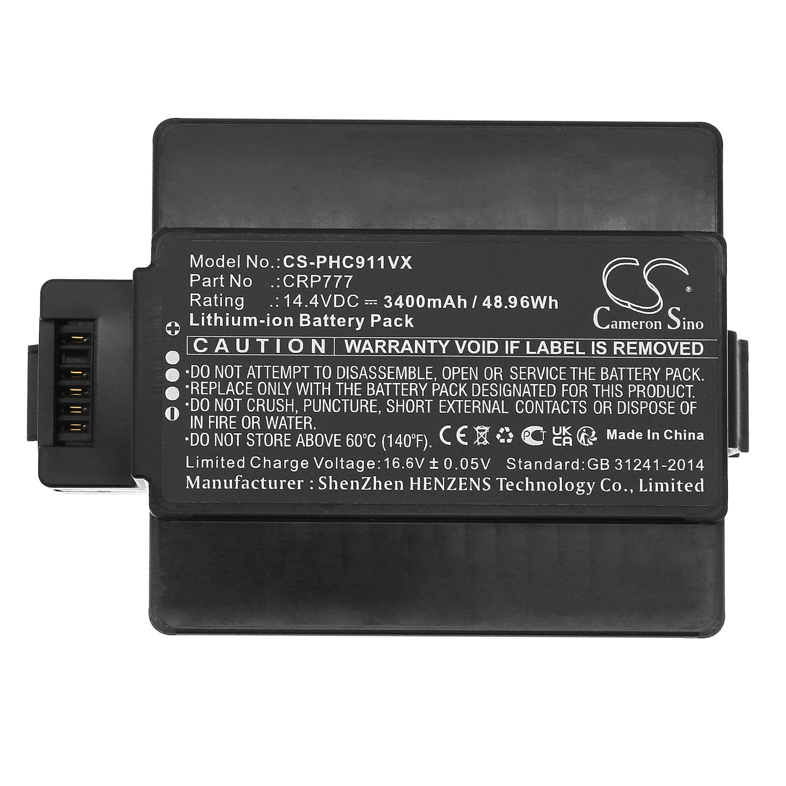 Batteri till Vakuum för ICLEBO Free, YCR -M04 - 02(R), Smart m.fl.
