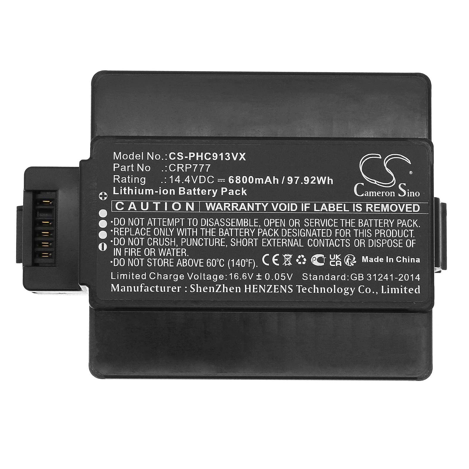Batteri till Vakuum för ICLEBO Free, YCR -M04 - 02(R), Smart m.fl.