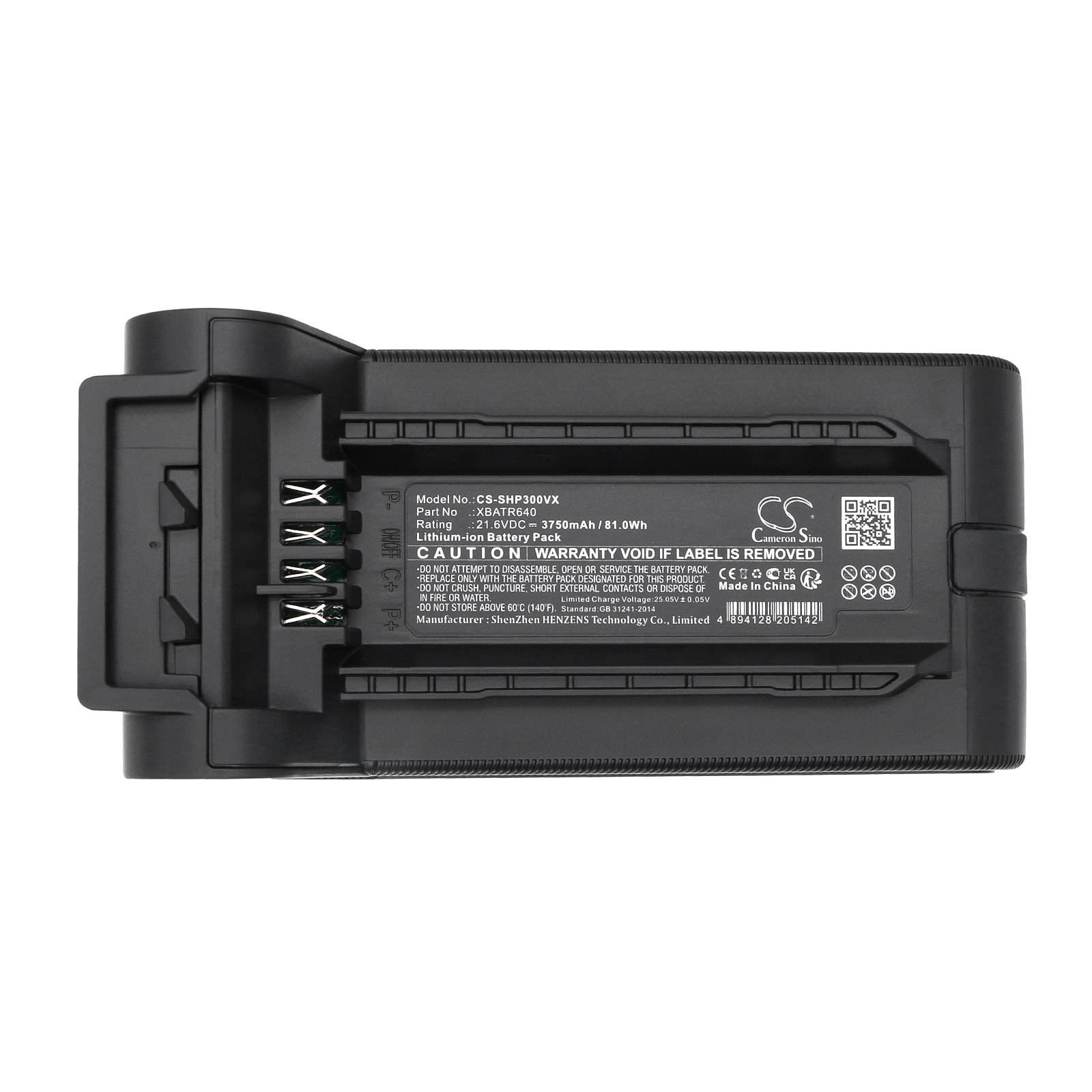 Batteri till Vakuum för Shark IP3000, POWERDETECT Clean & Empty Vacuum, IP1251 m.fl.
