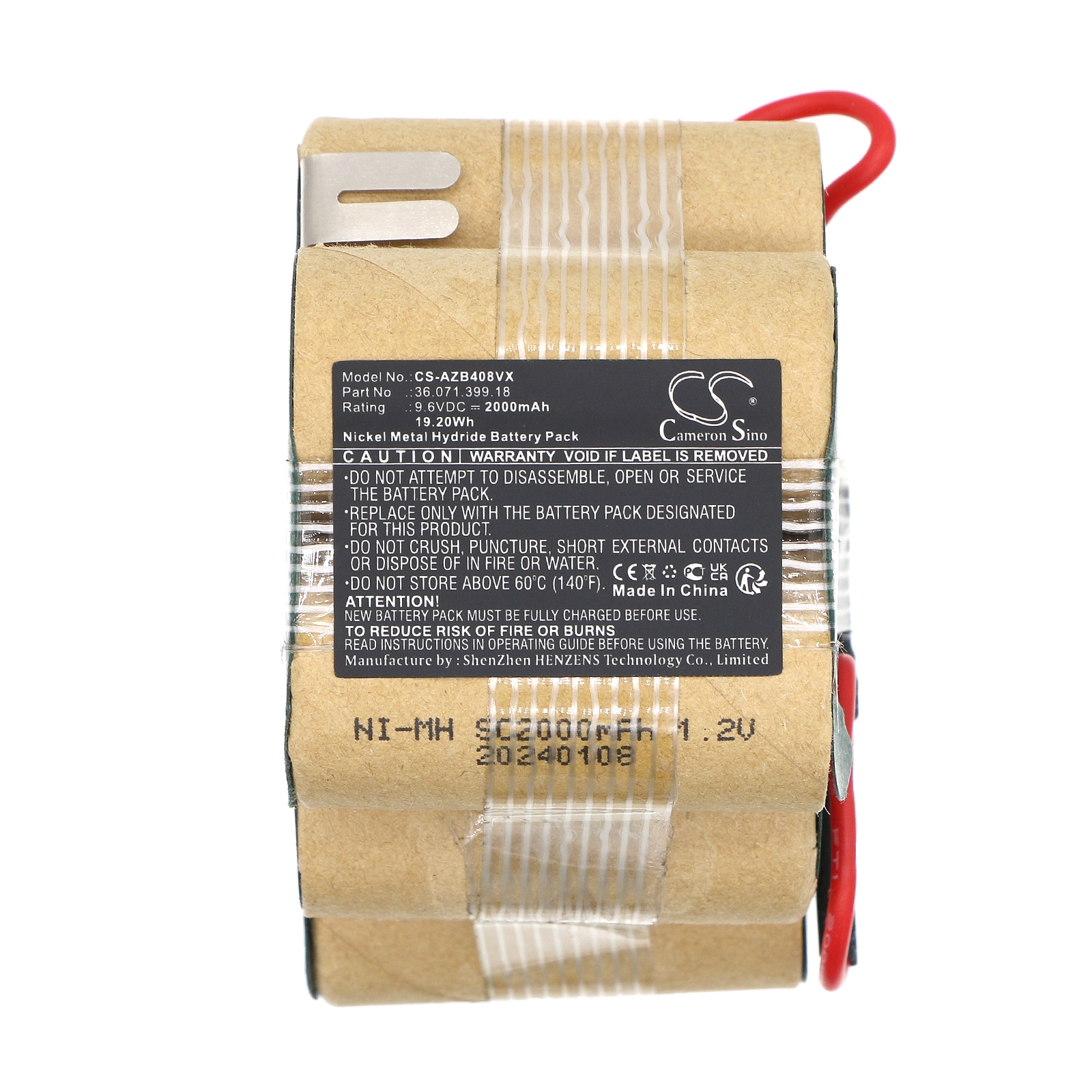 Batteri till Vakuum för AEG AG408, ZB408, ZB4108
