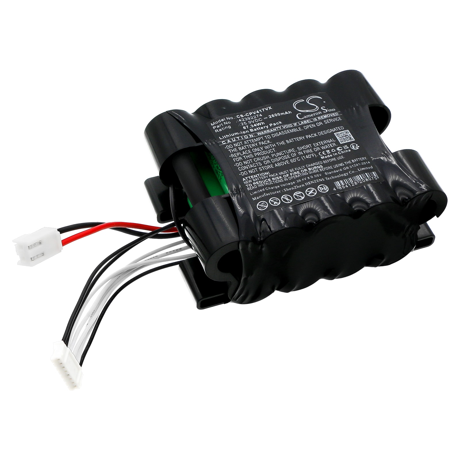 Batteri till Vakuum för Concept VP4170, VP4170 Real Force