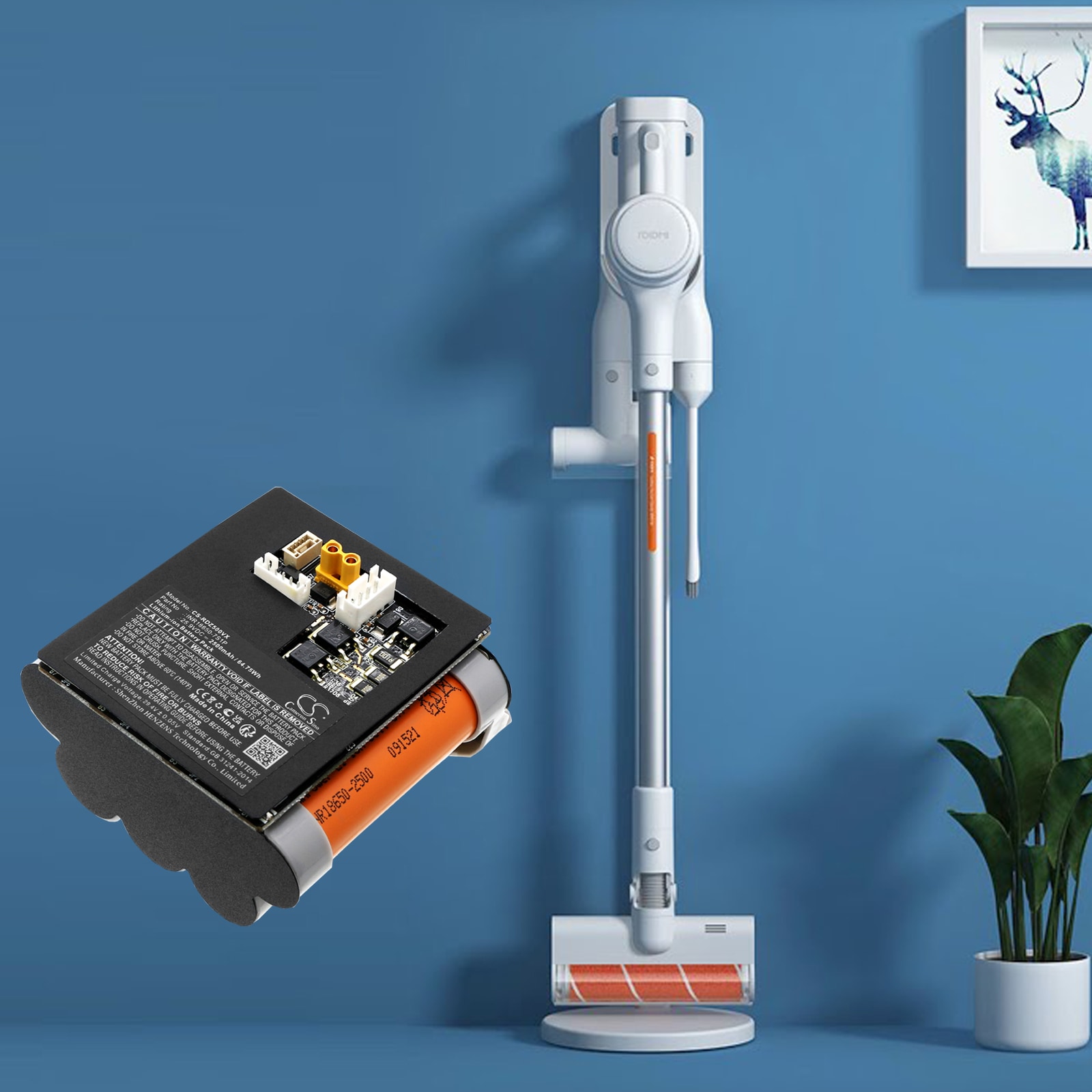Batteri till Vakuum för Roidmi RM50KC, Z1, Z1 Air m.fl.