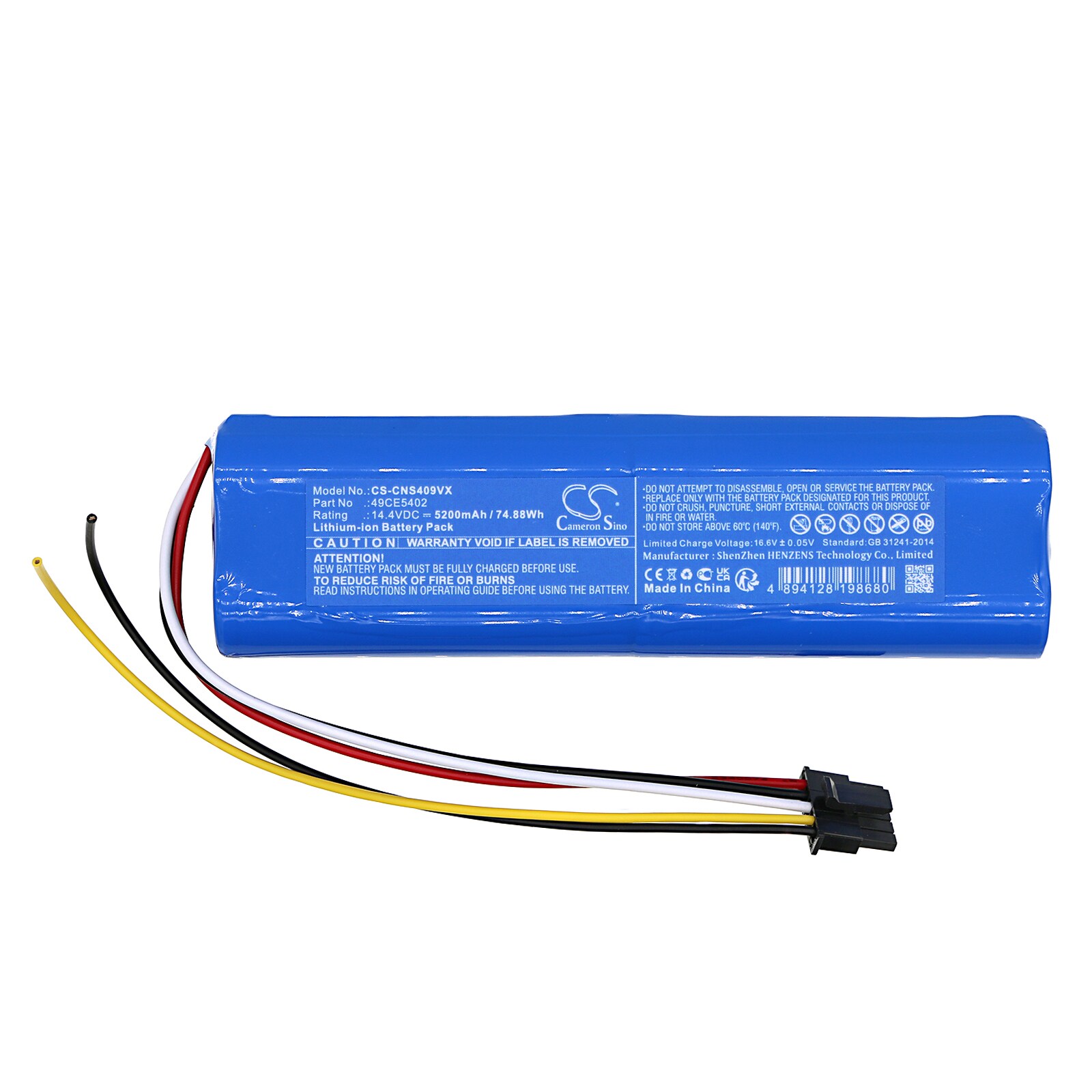 Batteri till Vakuum för CECOTEC Conga 4090, Conga 4490, Conga 4690 m.fl.