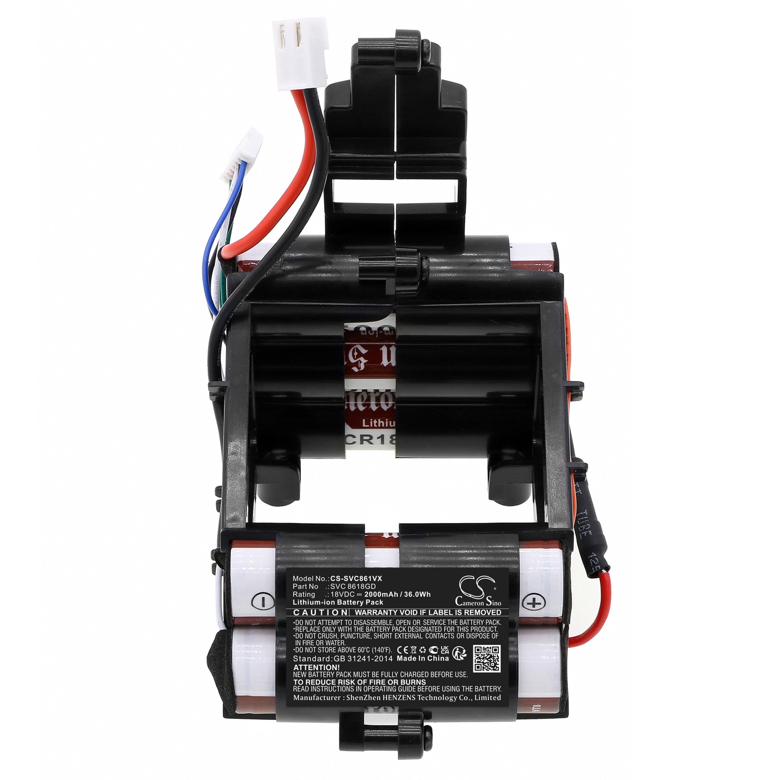 Batteri till Vakuum för Sencor SVC 8618GD, SVC-8618GD
