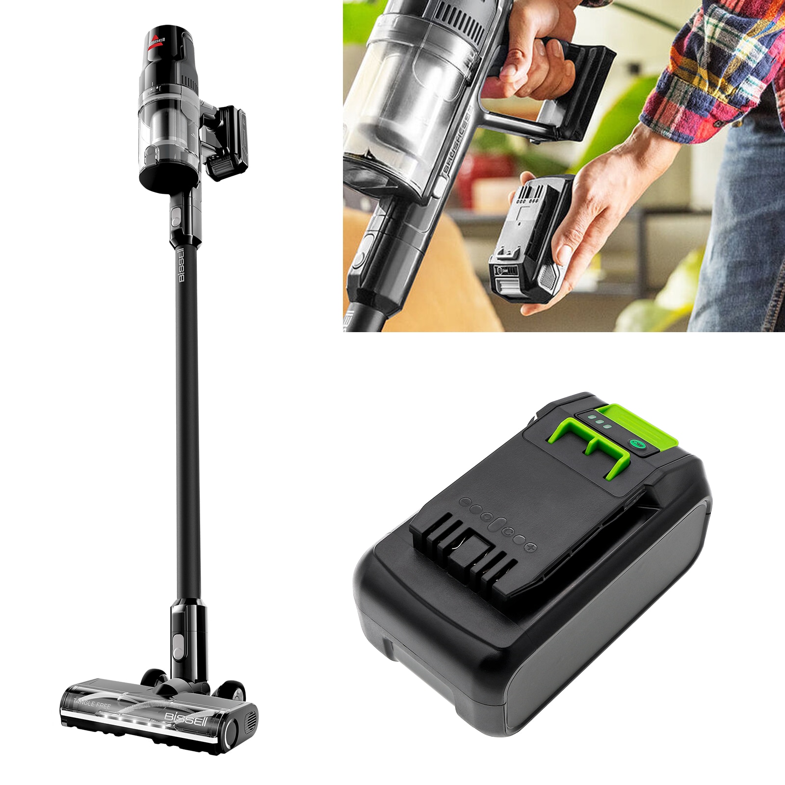 Batteri till Vakuum för Bissell 3789, 3797W, 3789U m.fl.