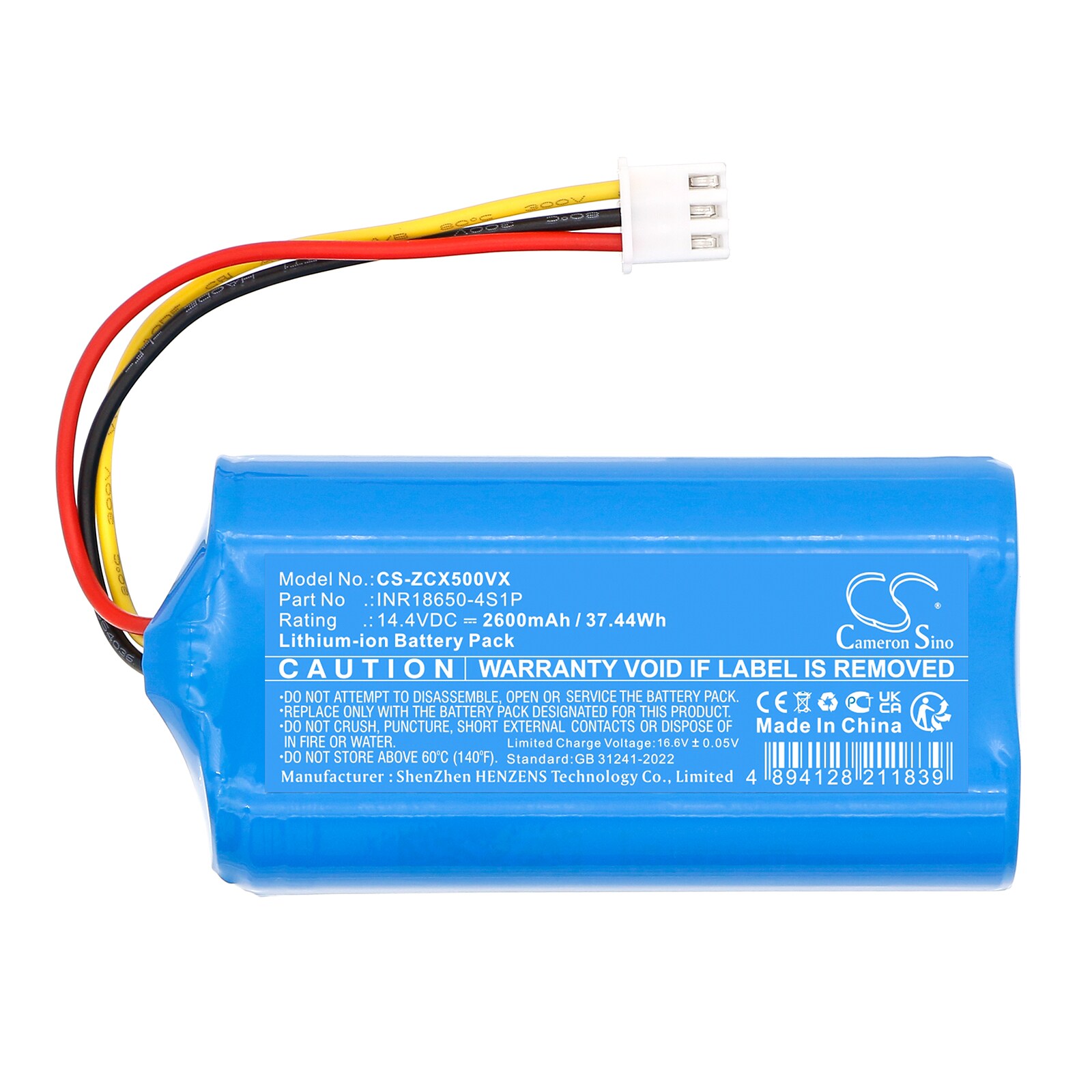 Batteri till Vakuum för EZIclean Aqua connect S200, Aqua connect S250 m.fl.